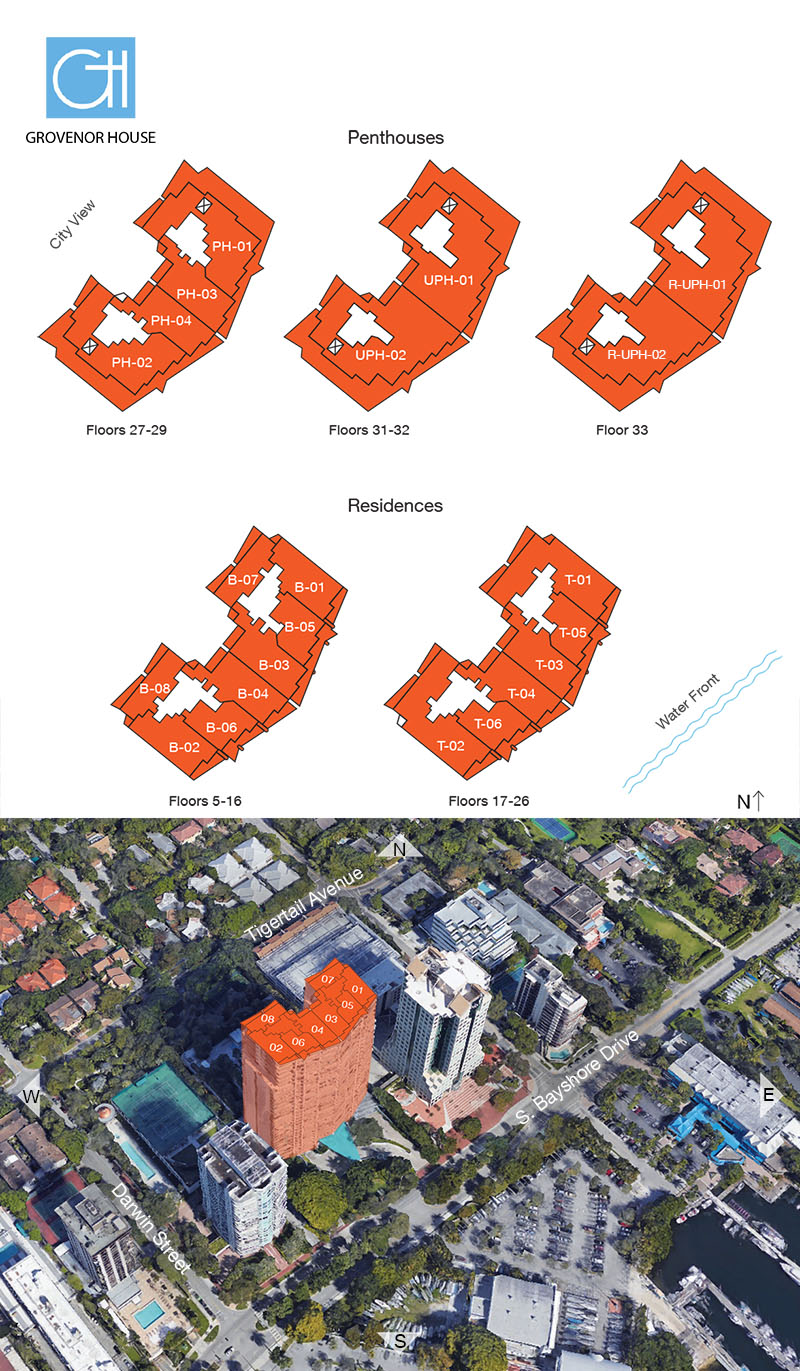 Grovenor House Floor Plans