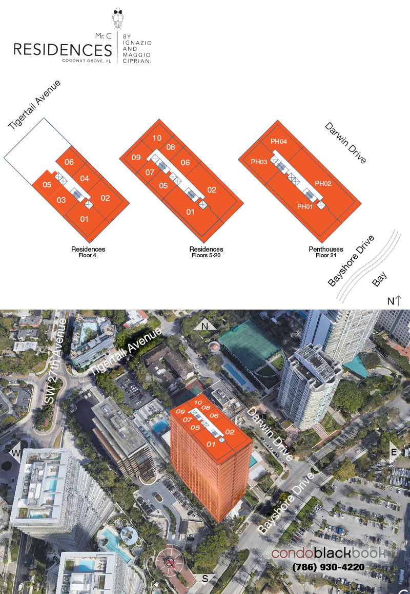 Mr. C Residences Bayshore Tower Floor Plans