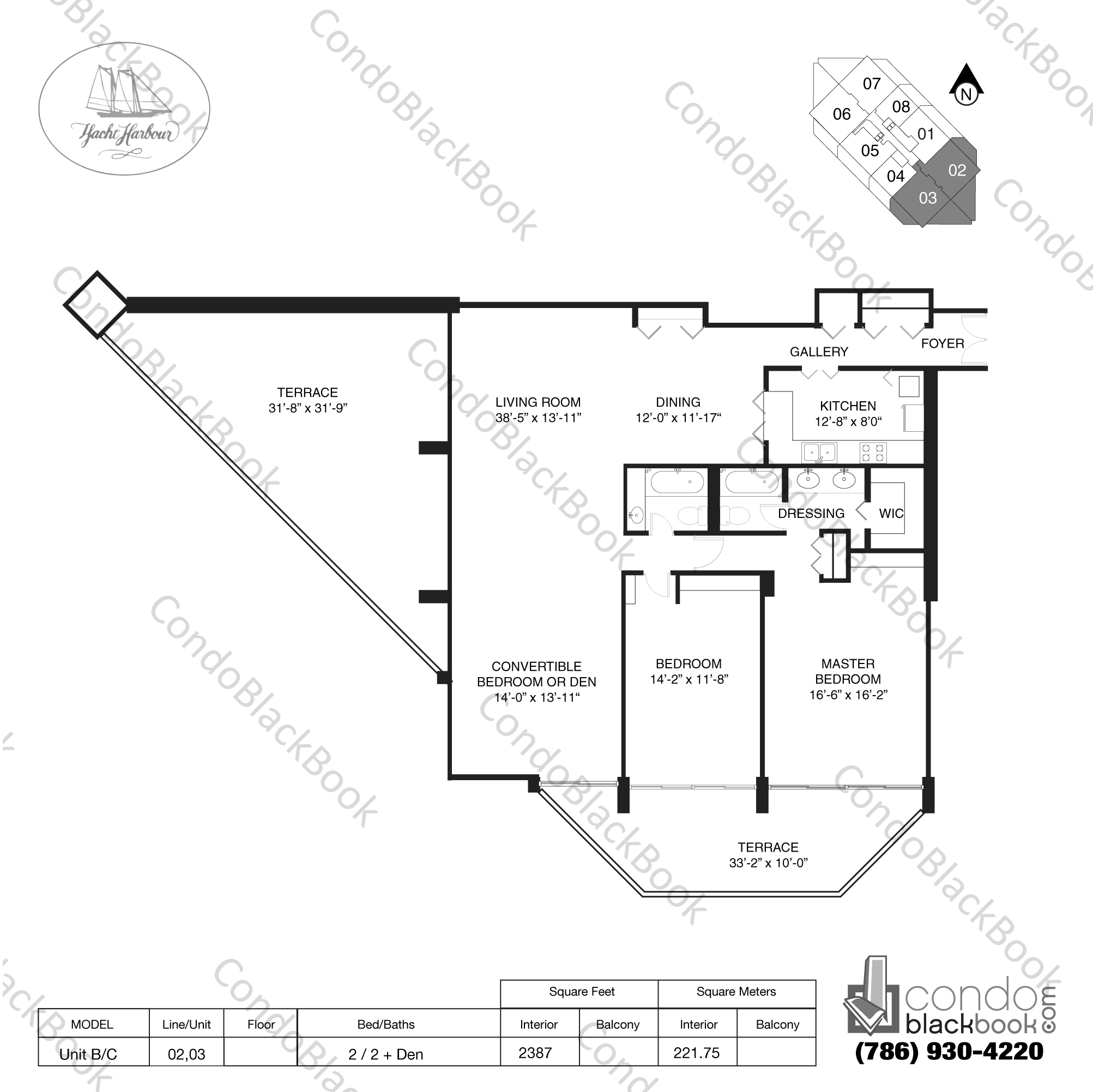 Yacht Harbour Unit 13F Condo in Coconut Grove Miami Condos CondoBlackBook