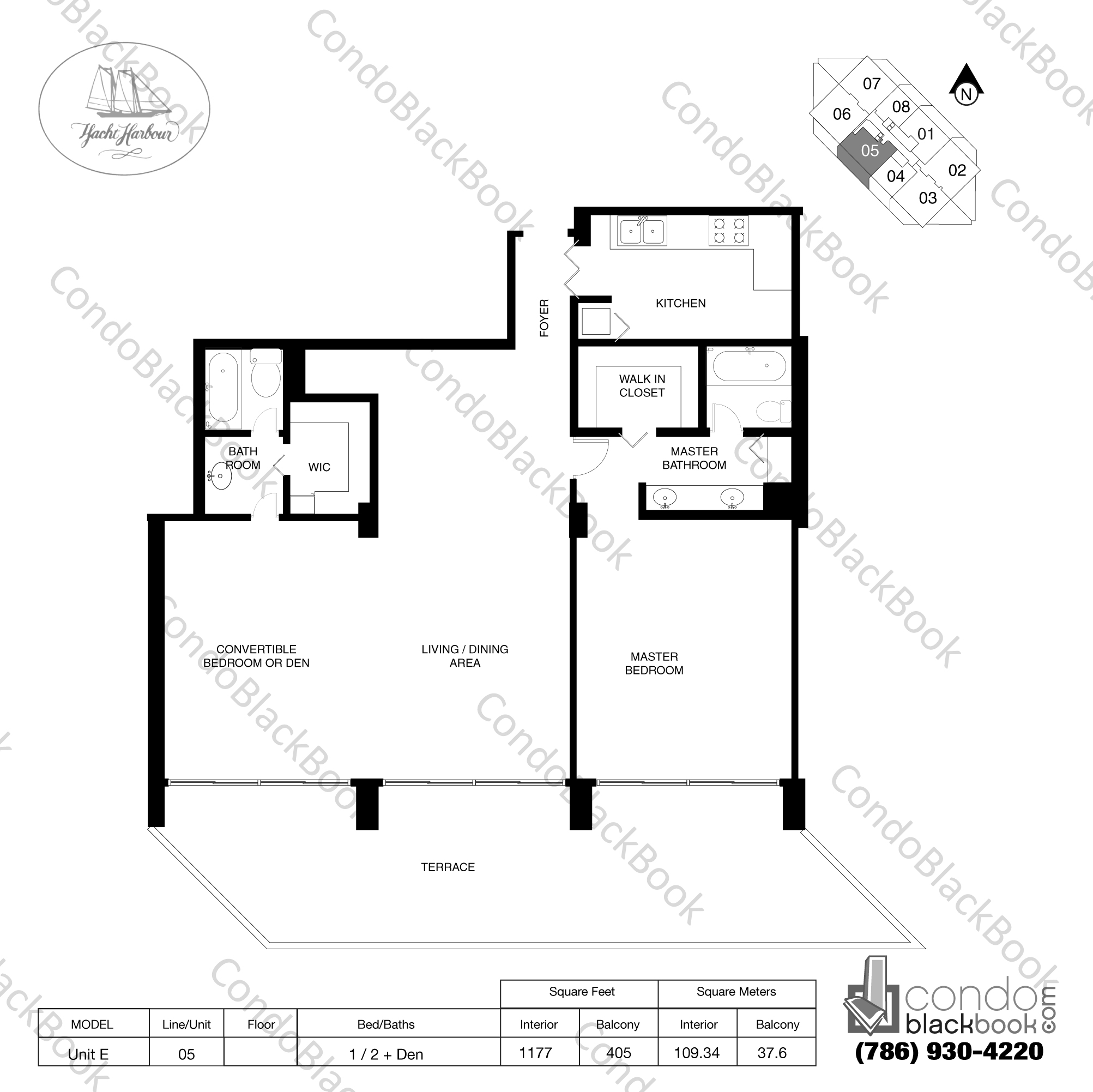 Yacht Harbour Unit 5E Condo in Coconut Grove Miami Condos