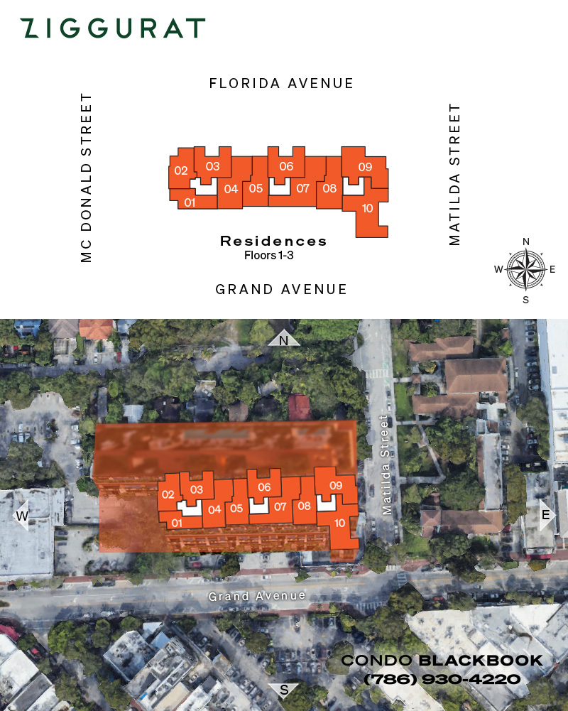 Ziggurat Coconut Grove Floor Plans