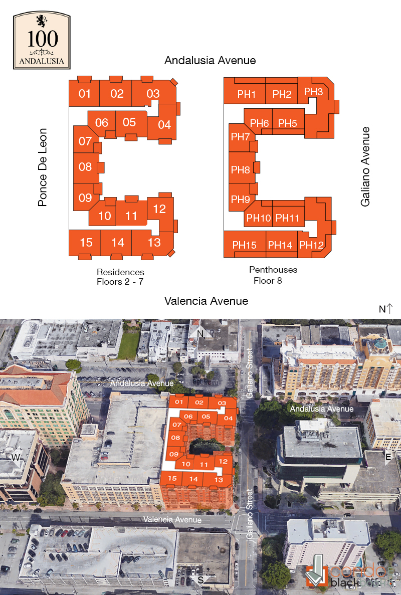 100 Andalusia Floor Plans