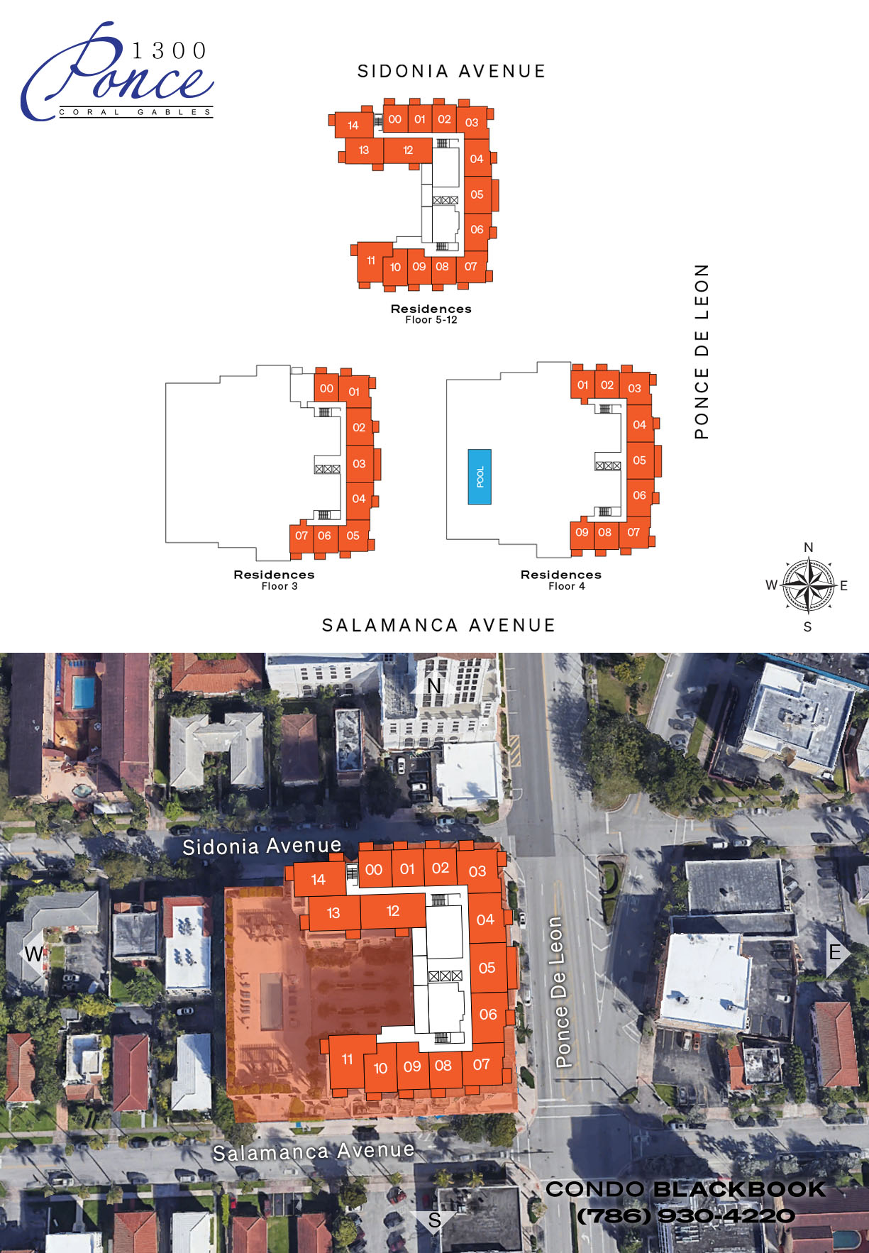 1300 Ponce Floor Plans