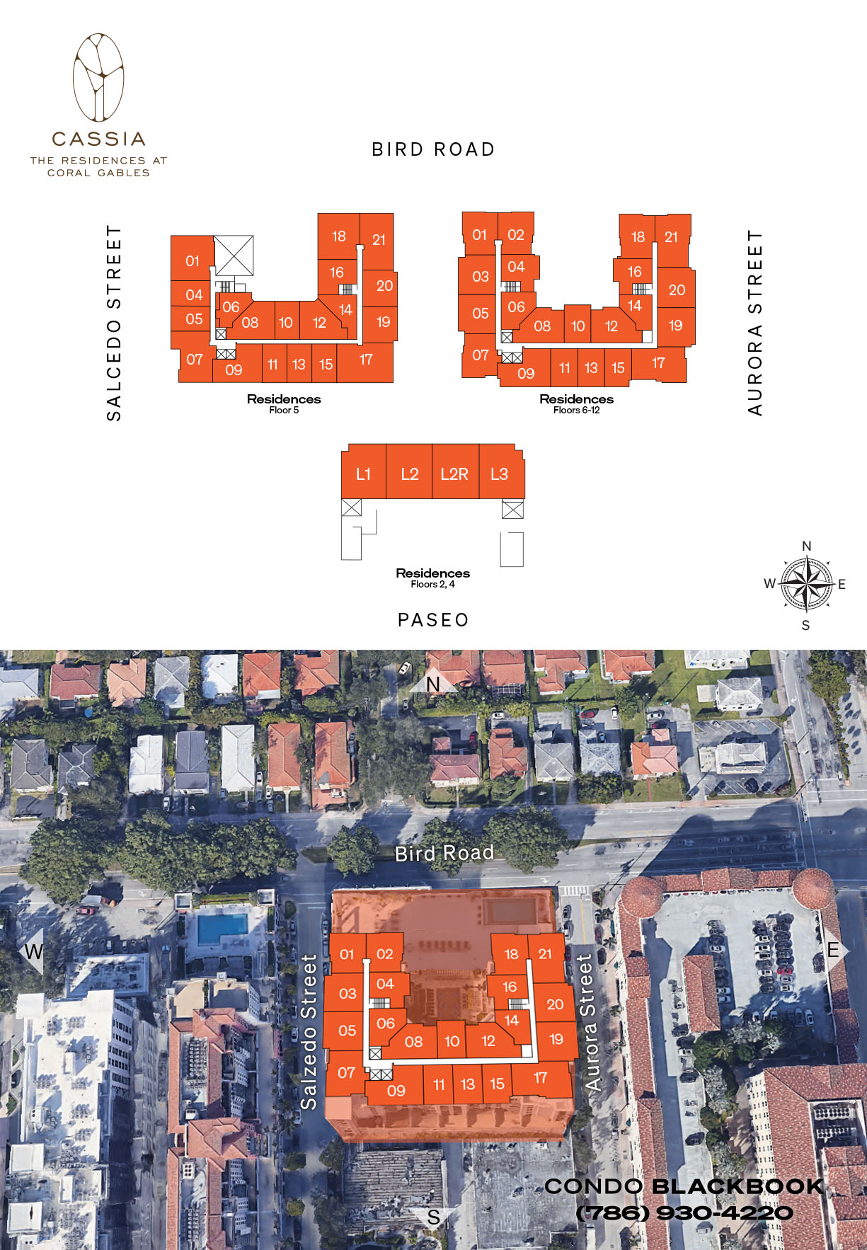 Cassia Miami Floor Plans