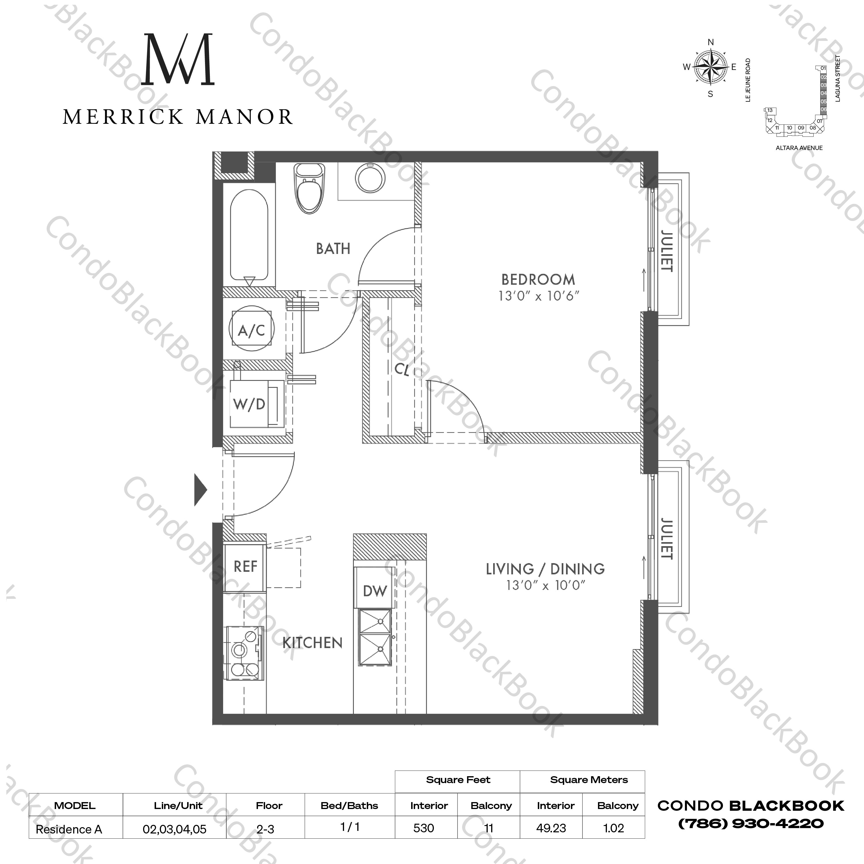 Merrick Manor Unit 303 Condo in Coral Gables CondoBlackBook