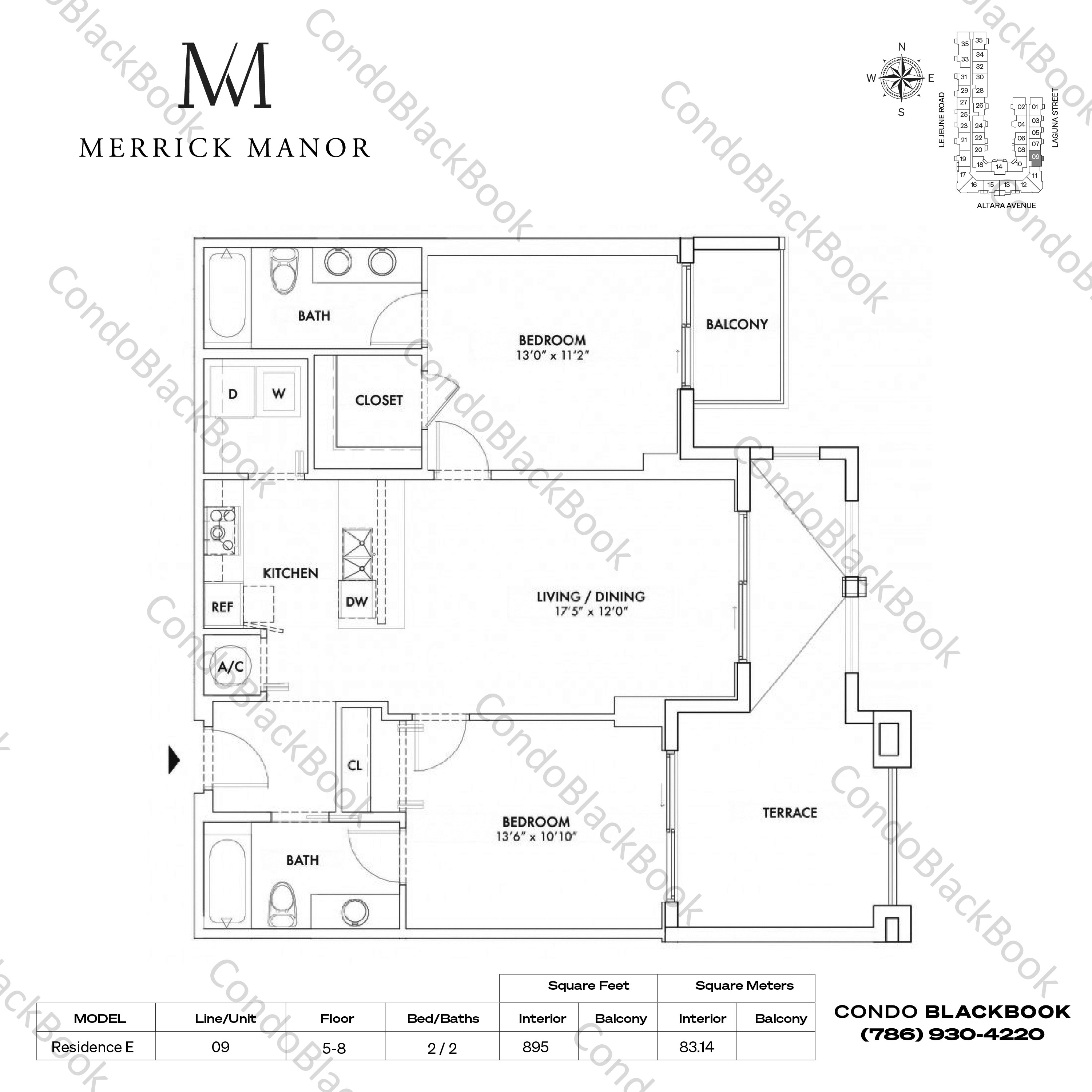 Merrick Manor Unit 408 Condo in Coral Gables CondoBlackBook