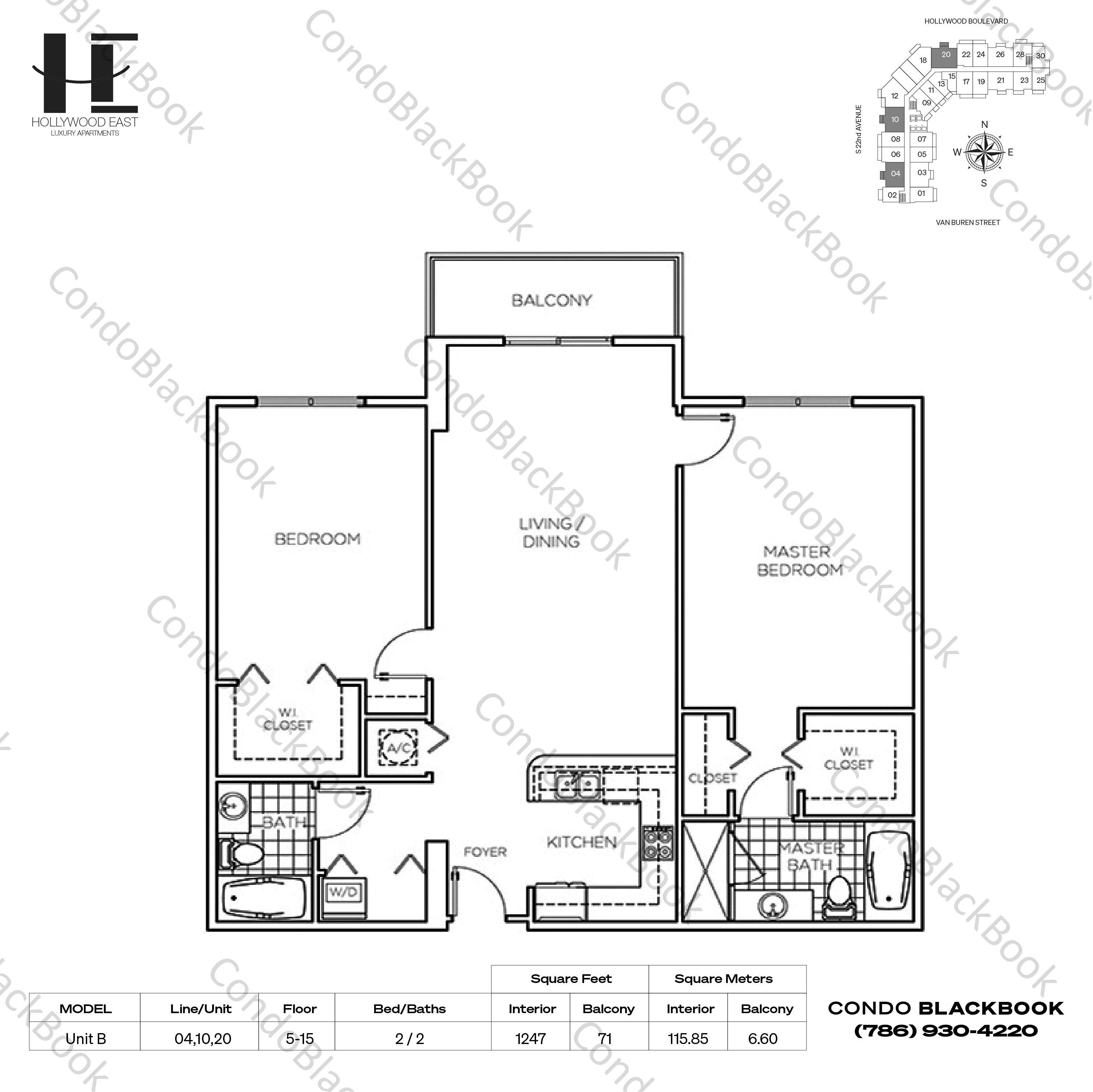 Hollywood East Apartments Unit 1004 Condo in Downtown Hollywood Hollywood Condos CondoBlackBook