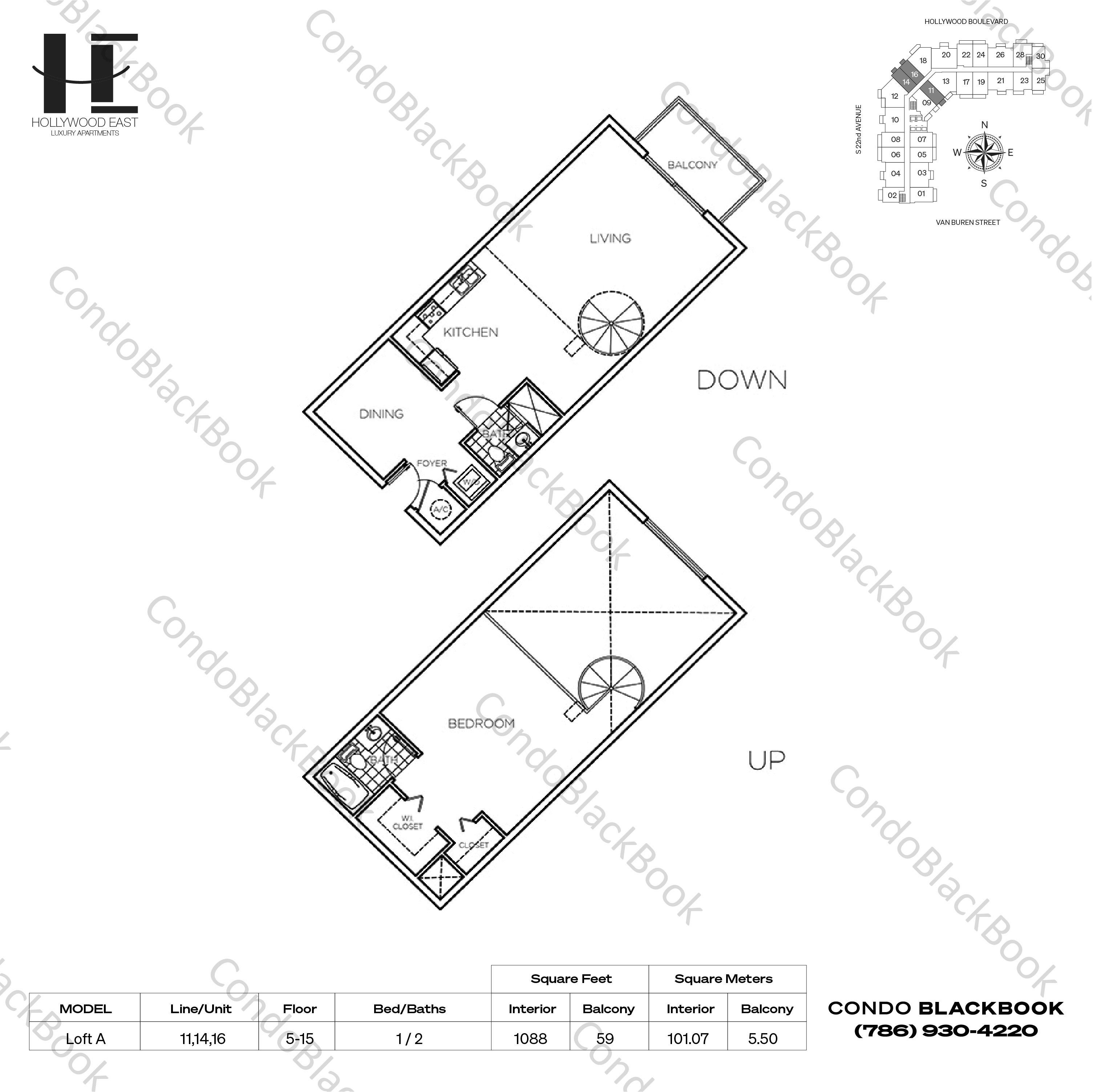 Hollywood East Apartments Unit 514 Condo in Downtown Hollywood Hollywood Condos CondoBlackBook
