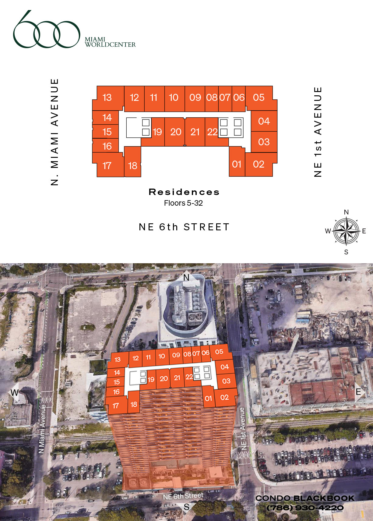 600 Miami Worldcenter Floor Plans