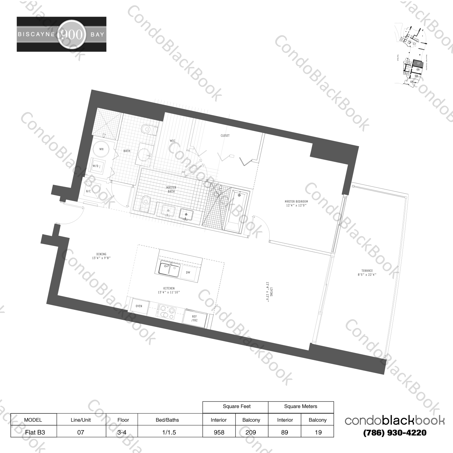 900 Biscayne Bay Unit 407 Condo for Rent in Downtown Miami Miami