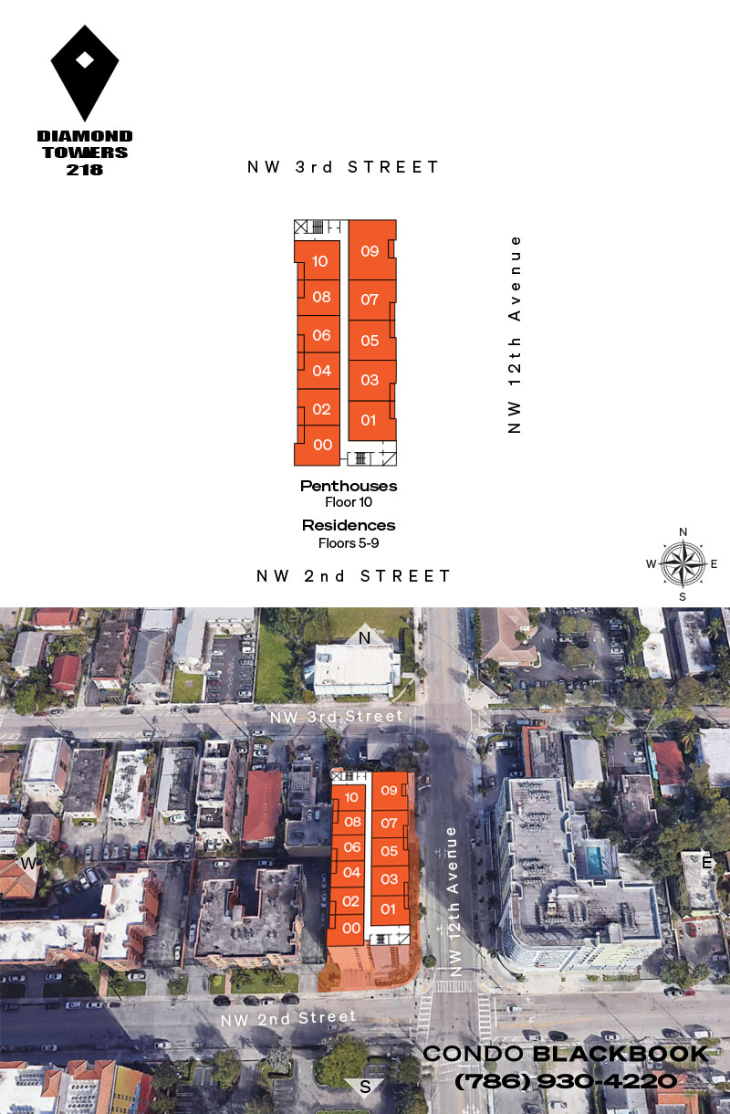 Diamond Tower Floor Plans