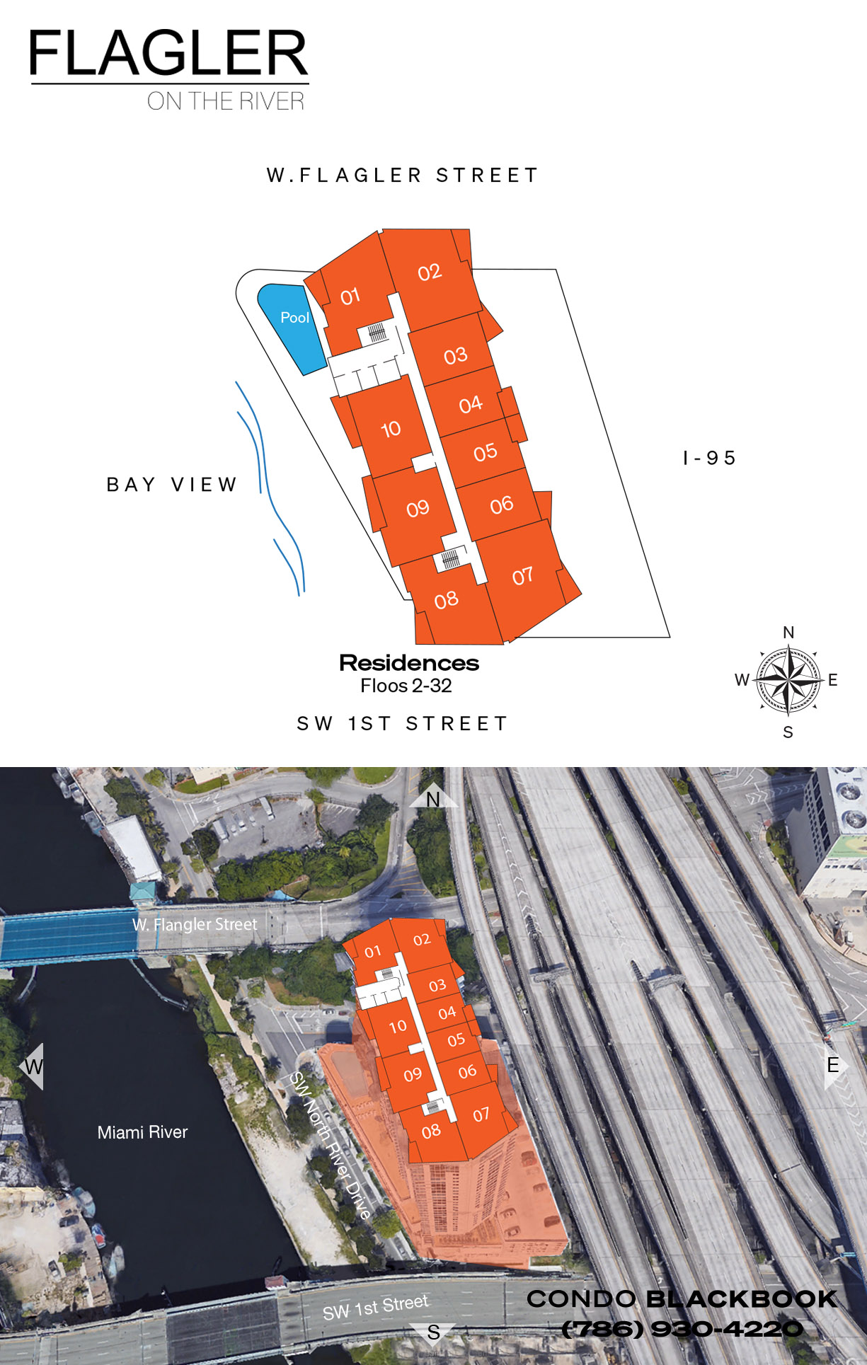 Flagler on the River Floor Plans
