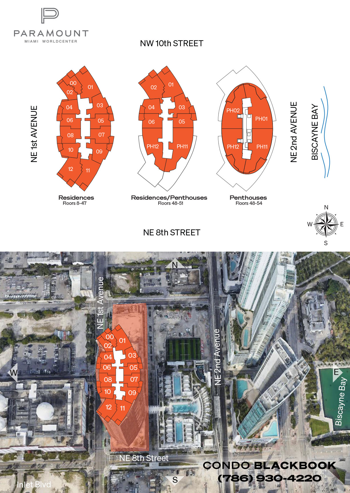Paramount Miami Worldcenter Floor Plans