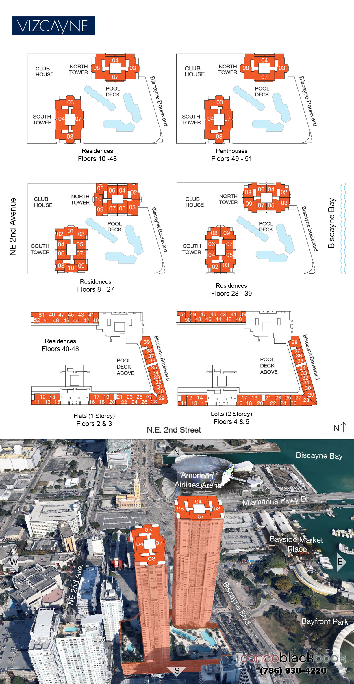 Vizcayne Floor Plans