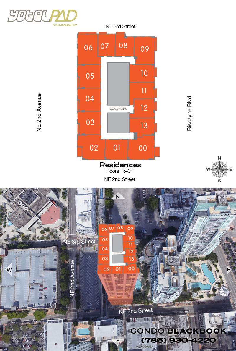YotelPad Floor Plans
