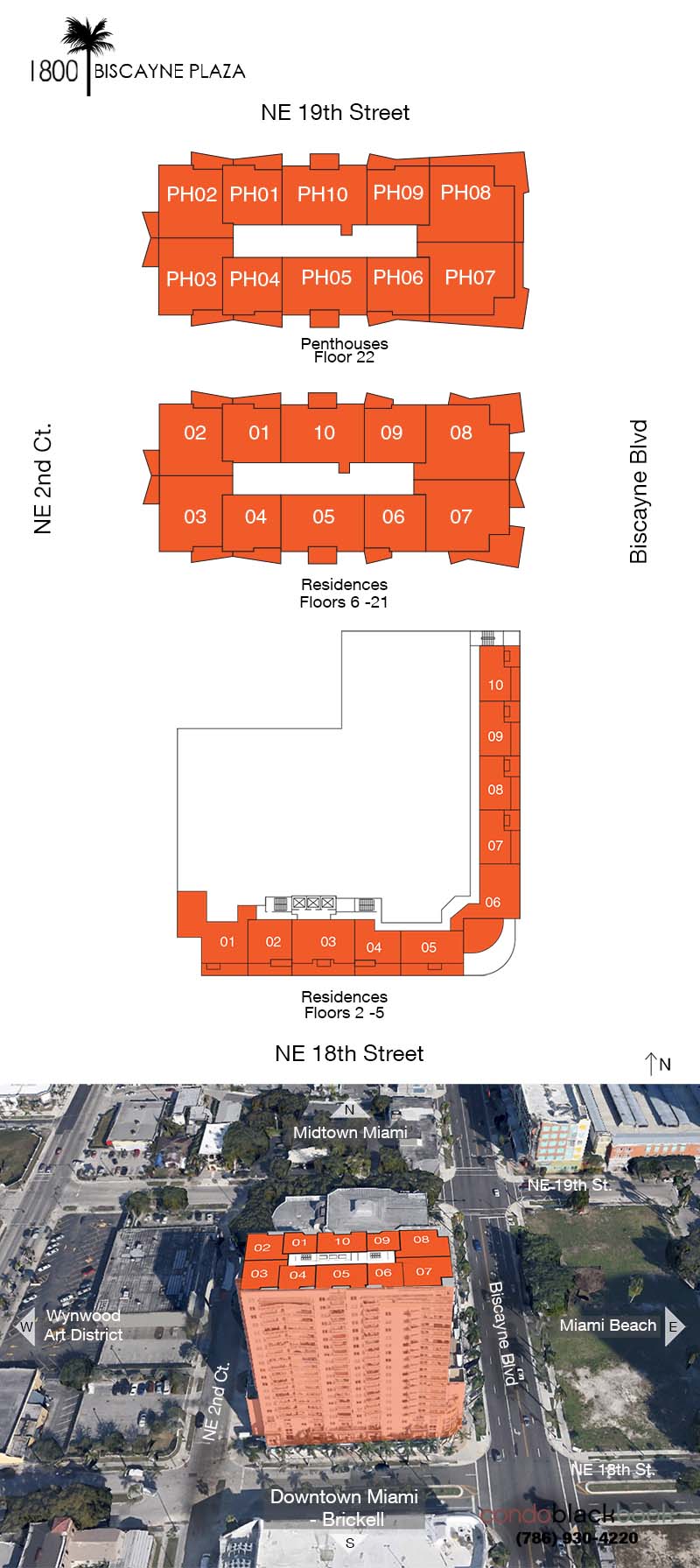 1800 Biscayne Plaza Floor Plans