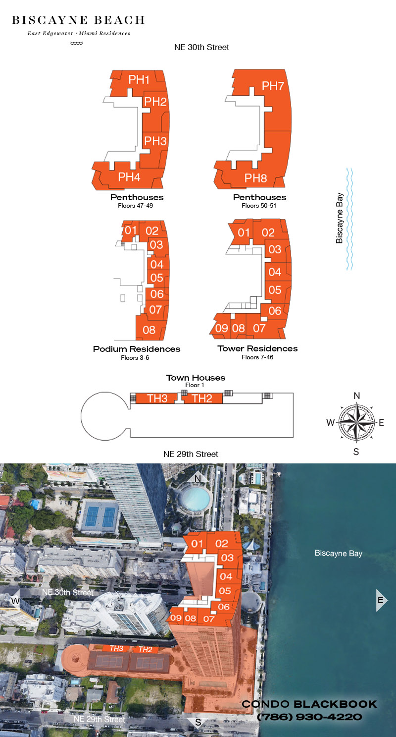 Biscayne Beach Floor Plans