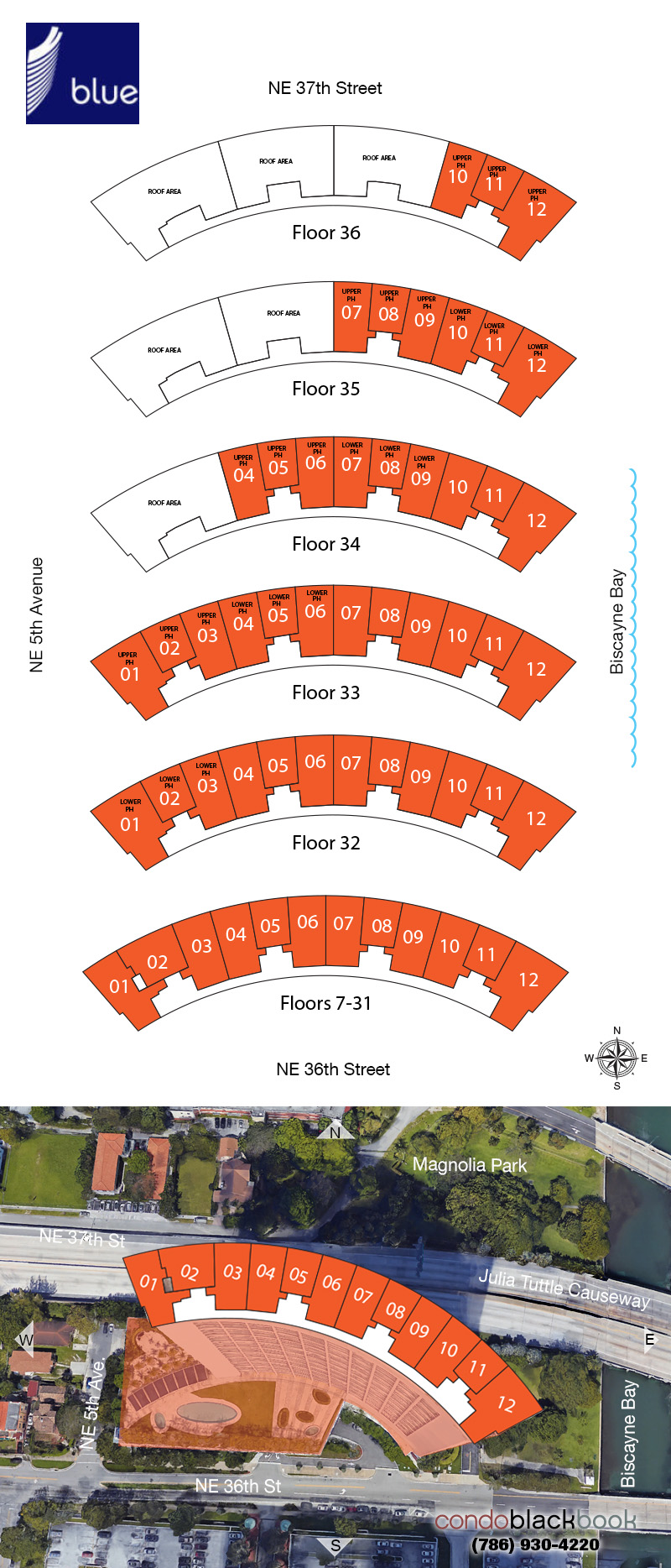 Blue Floor Plans