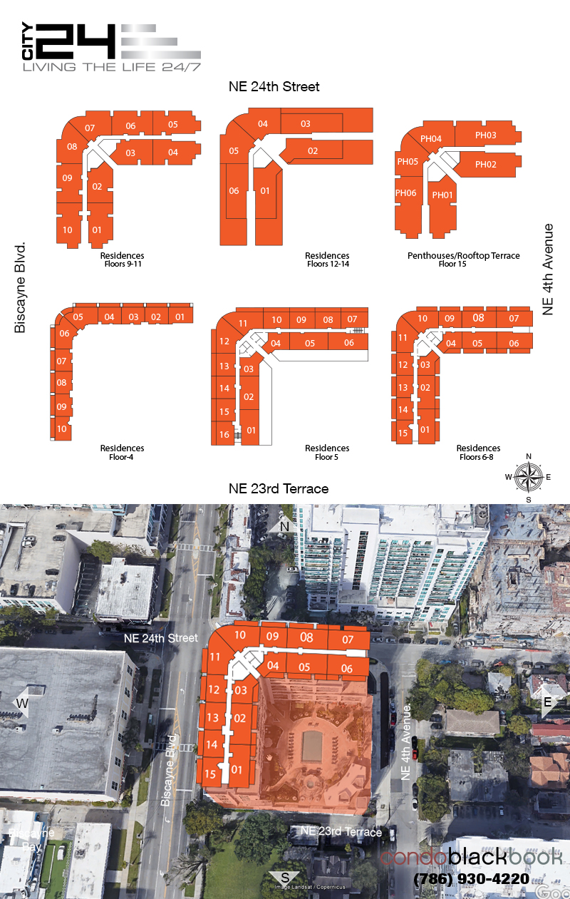 City 24 Floor Plans