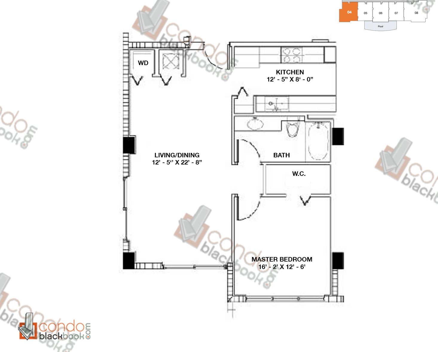 Moon Bay Unit 604 Condo in Edgewater Miami Condos CondoBlackBook