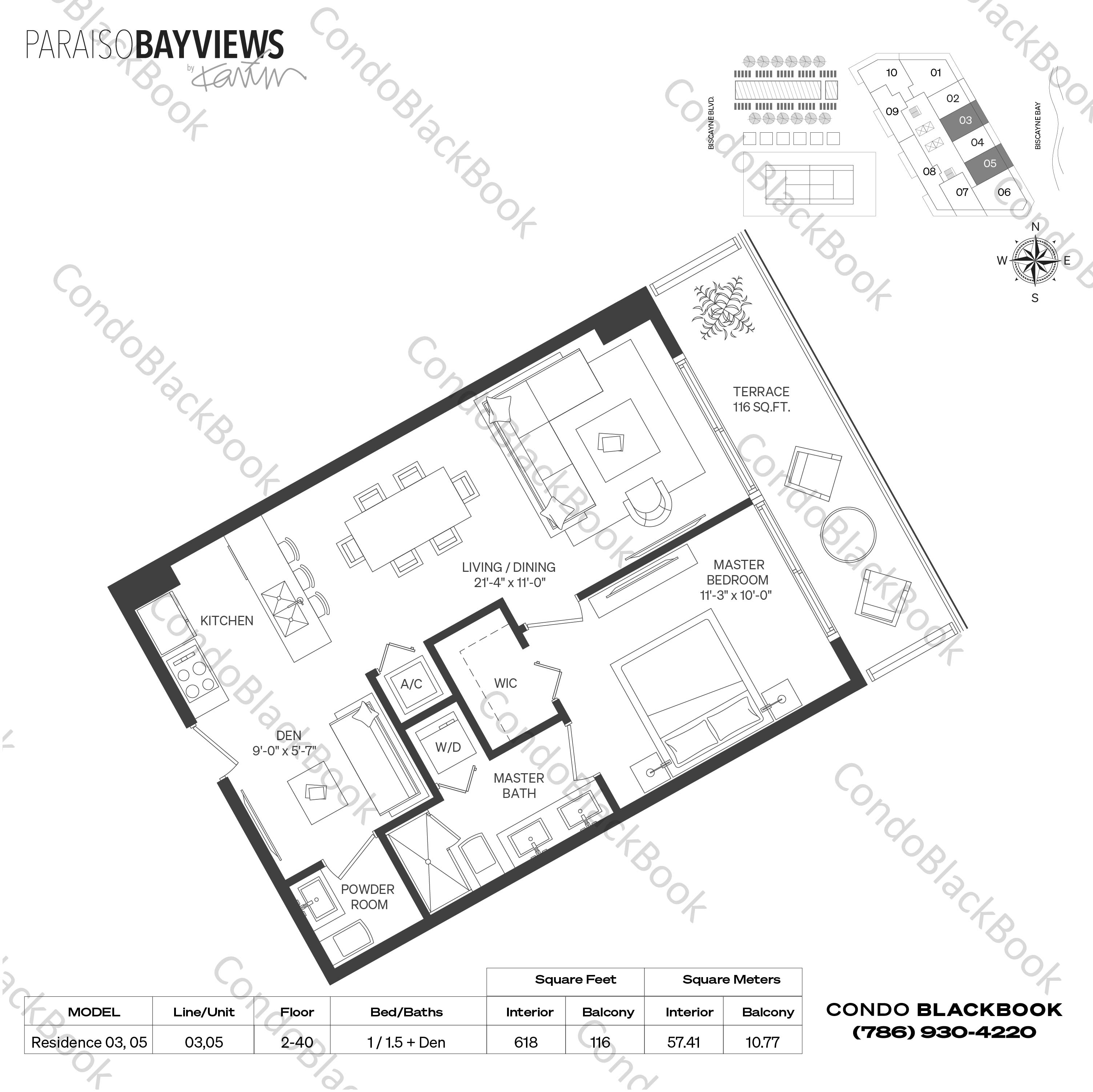 Paraiso Bayviews Unit 305 Condo in Edgewater Miami Condos