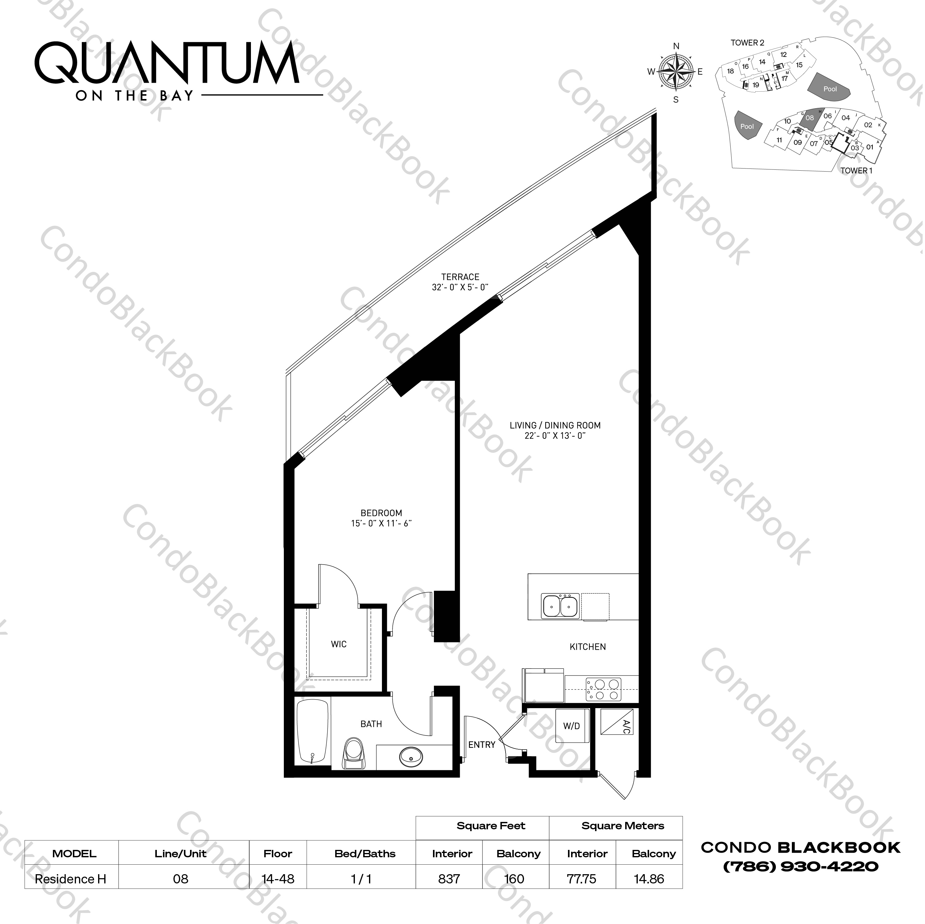 Quantum on the Bay Unit 4408 Condo in Edgewater Miami Condos