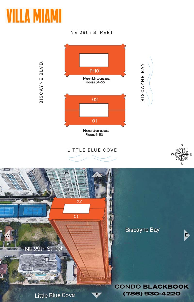 Villa Miami Floor Plans