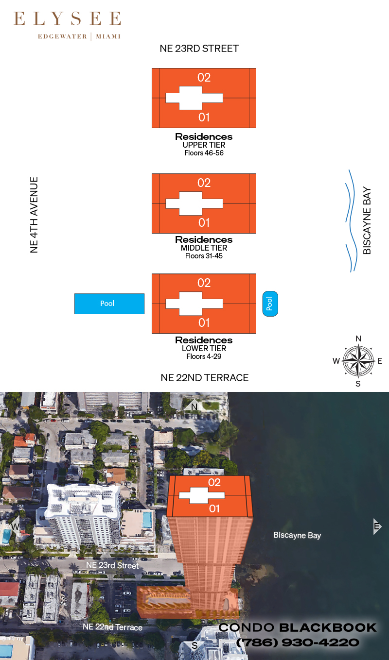 Elysee Miami Floor Plans