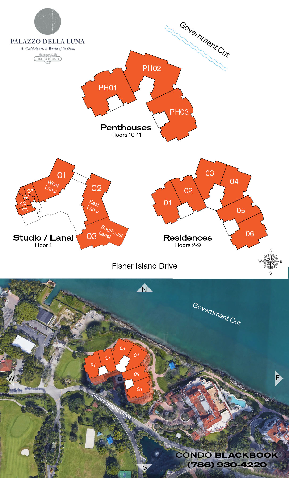 Palazzo Della Luna Floor Plans