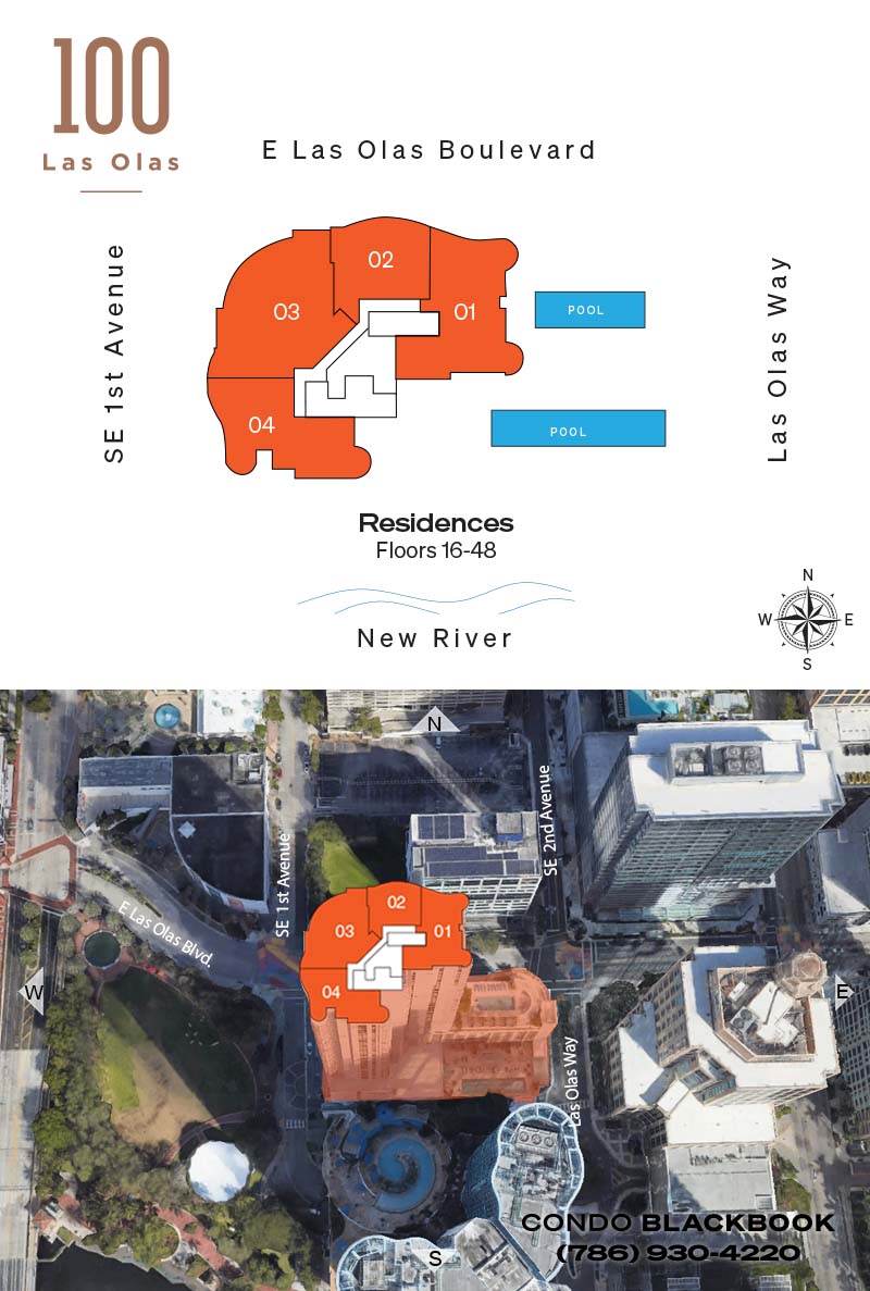 100 Las Olas Floor Plans