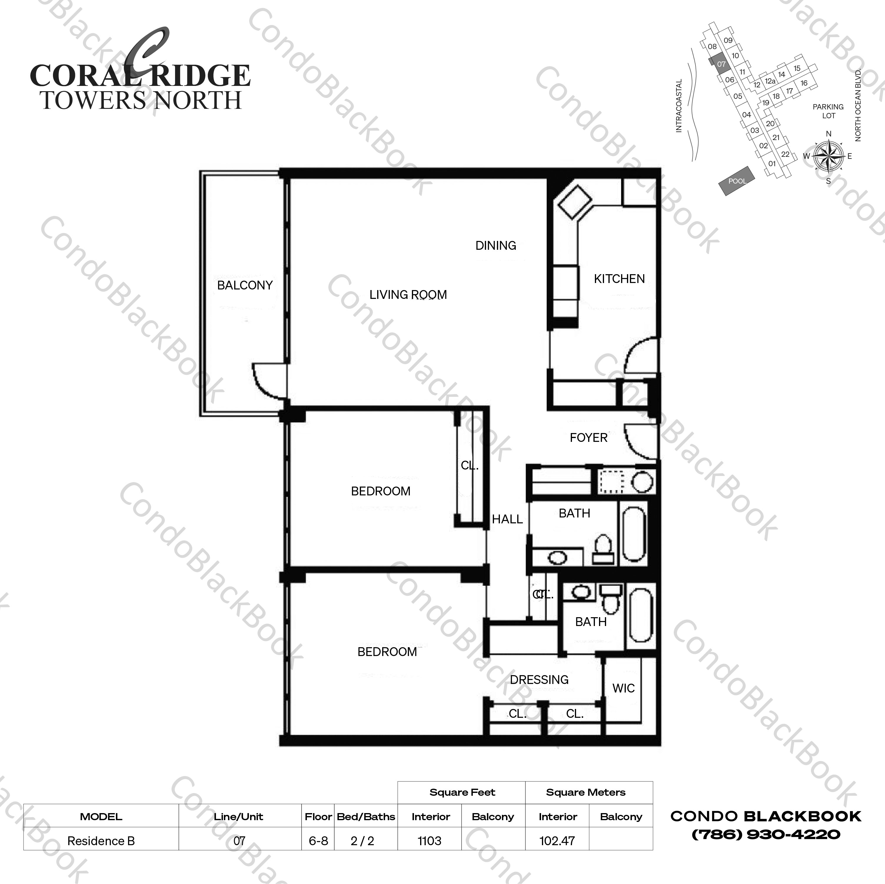 Coral Ridge Towers North Unit 807 Condo in Fort Lauderdale