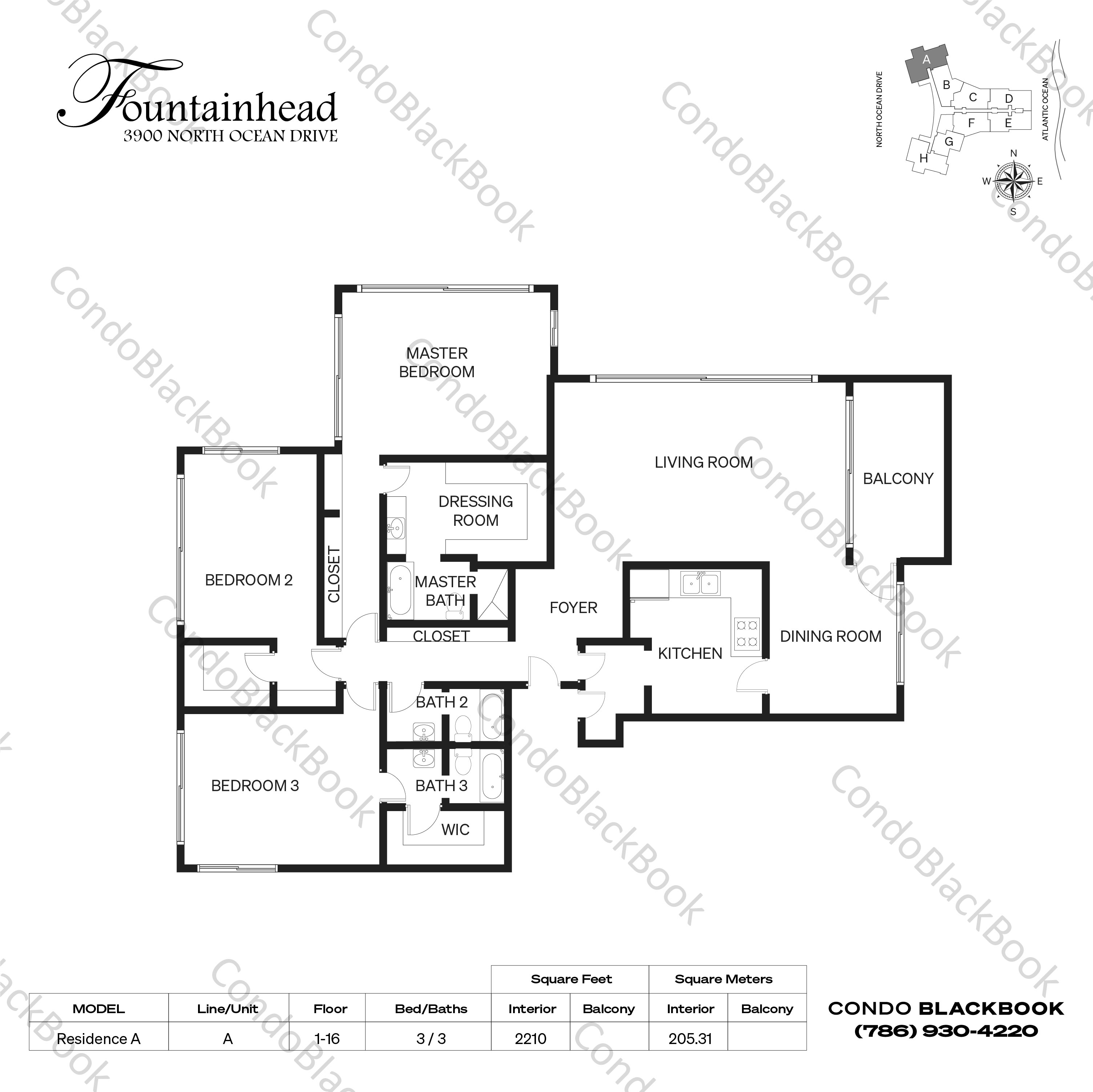 Fountainhead Unit 8H Condo in Fort Lauderdale CondoBlackBook