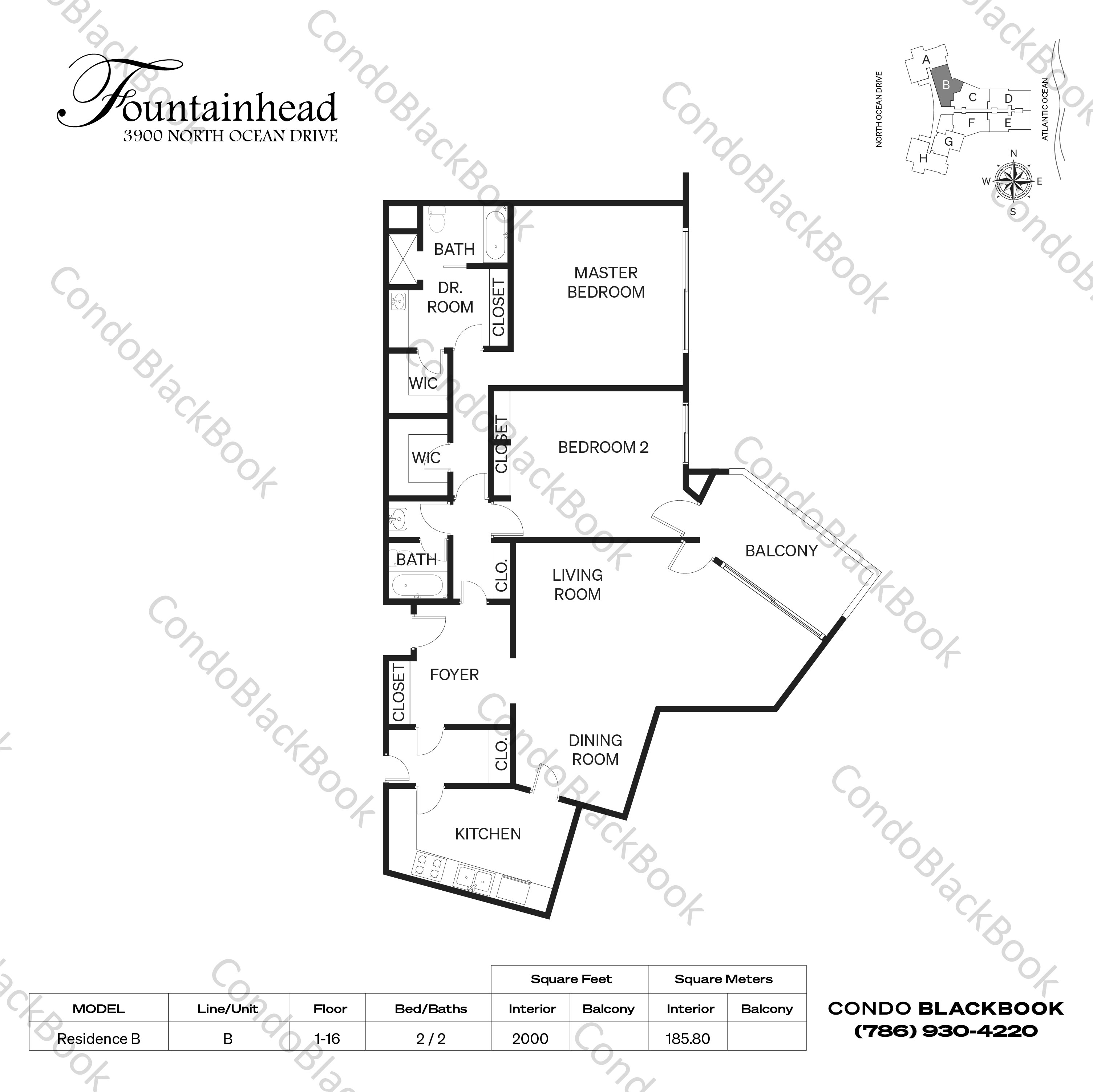 Fountainhead Unit 12B Condo in Fort Lauderdale CondoBlackBook