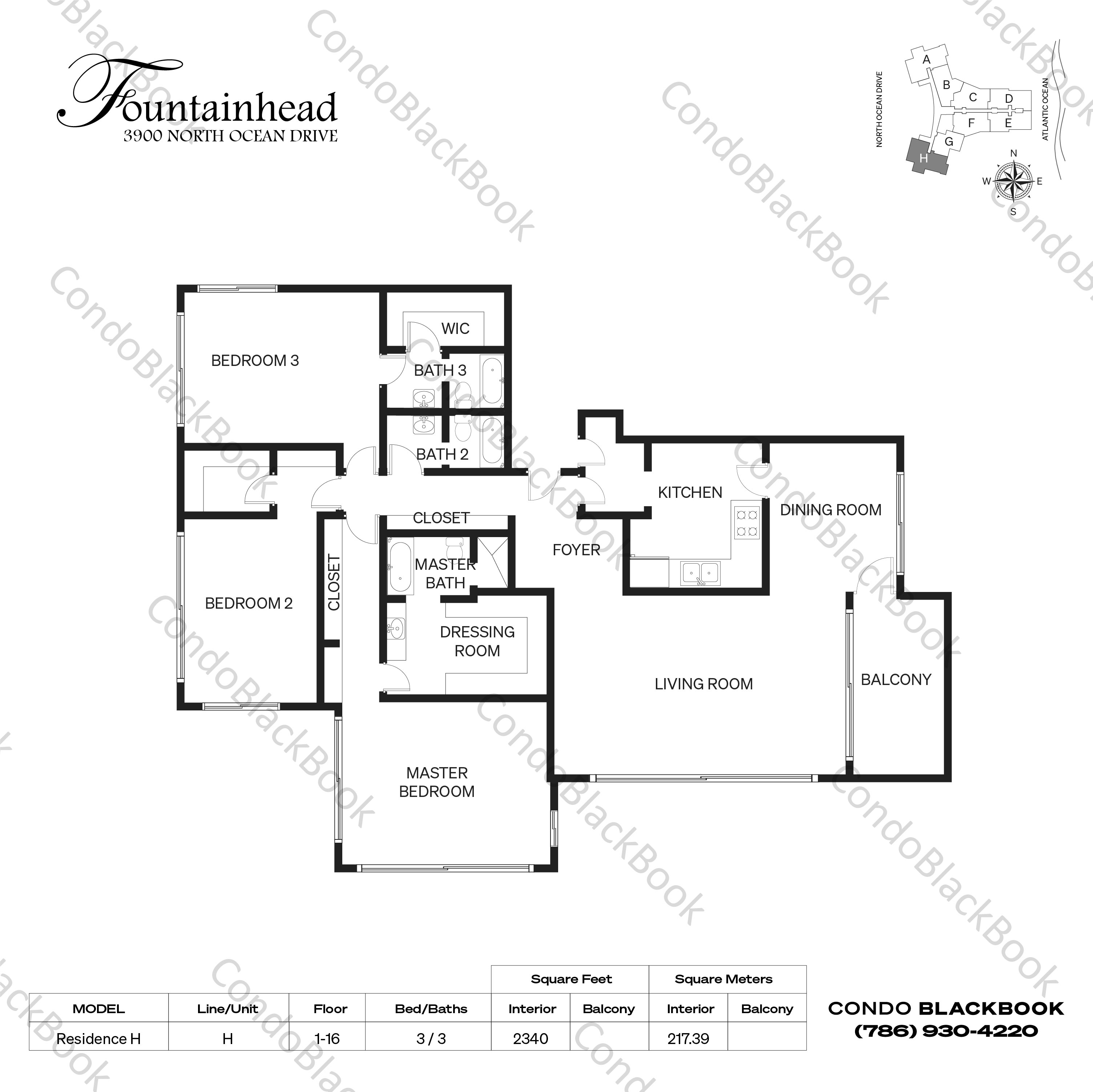 Fountainhead Unit 2H Condo in Fort Lauderdale CondoBlackBook