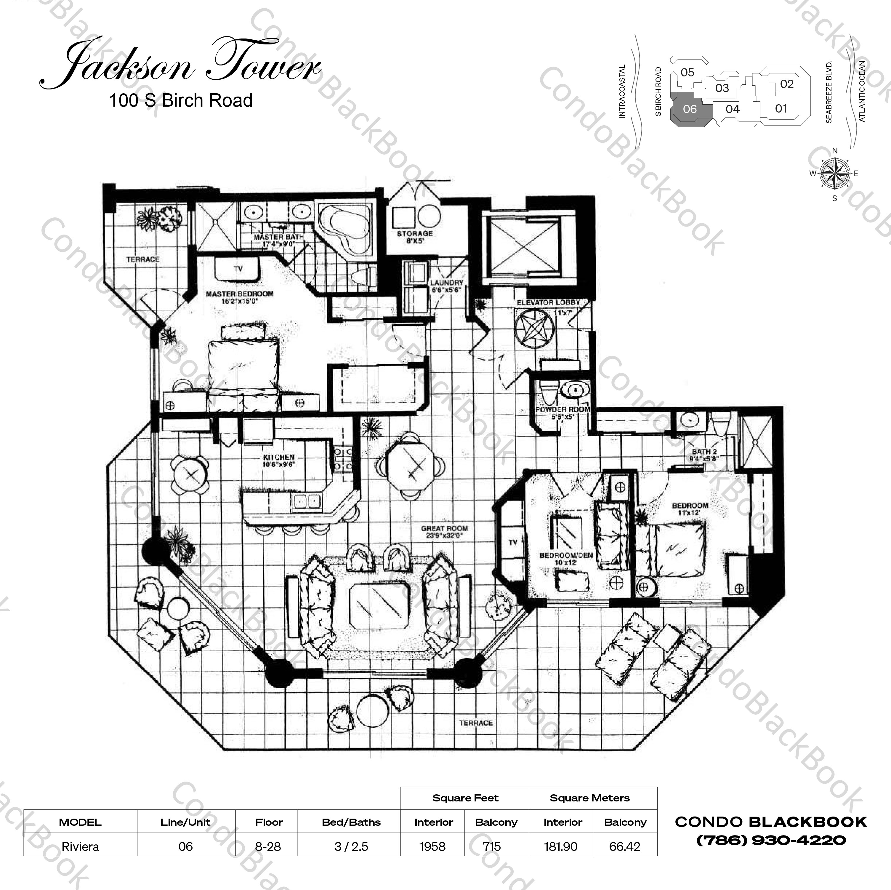 Jackson Tower Unit 906 Condo in Fort Lauderdale CondoBlackBook