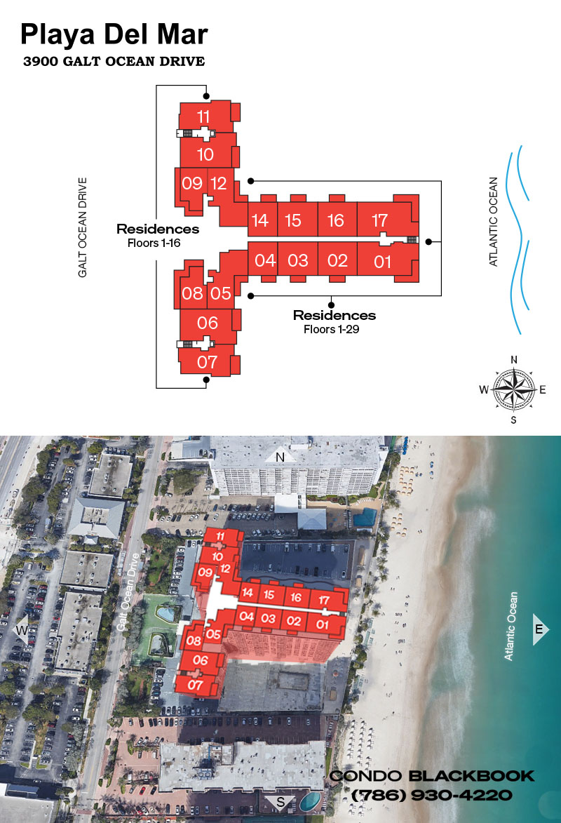 Playa Del Mar Floor Plans