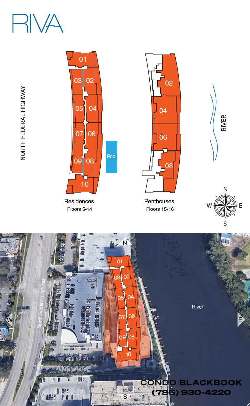 Riva Fort Lauderdale Floor Plans