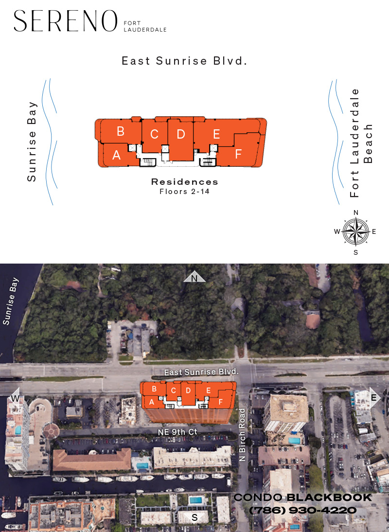 SERENO Fort Lauderdale Floor Plans