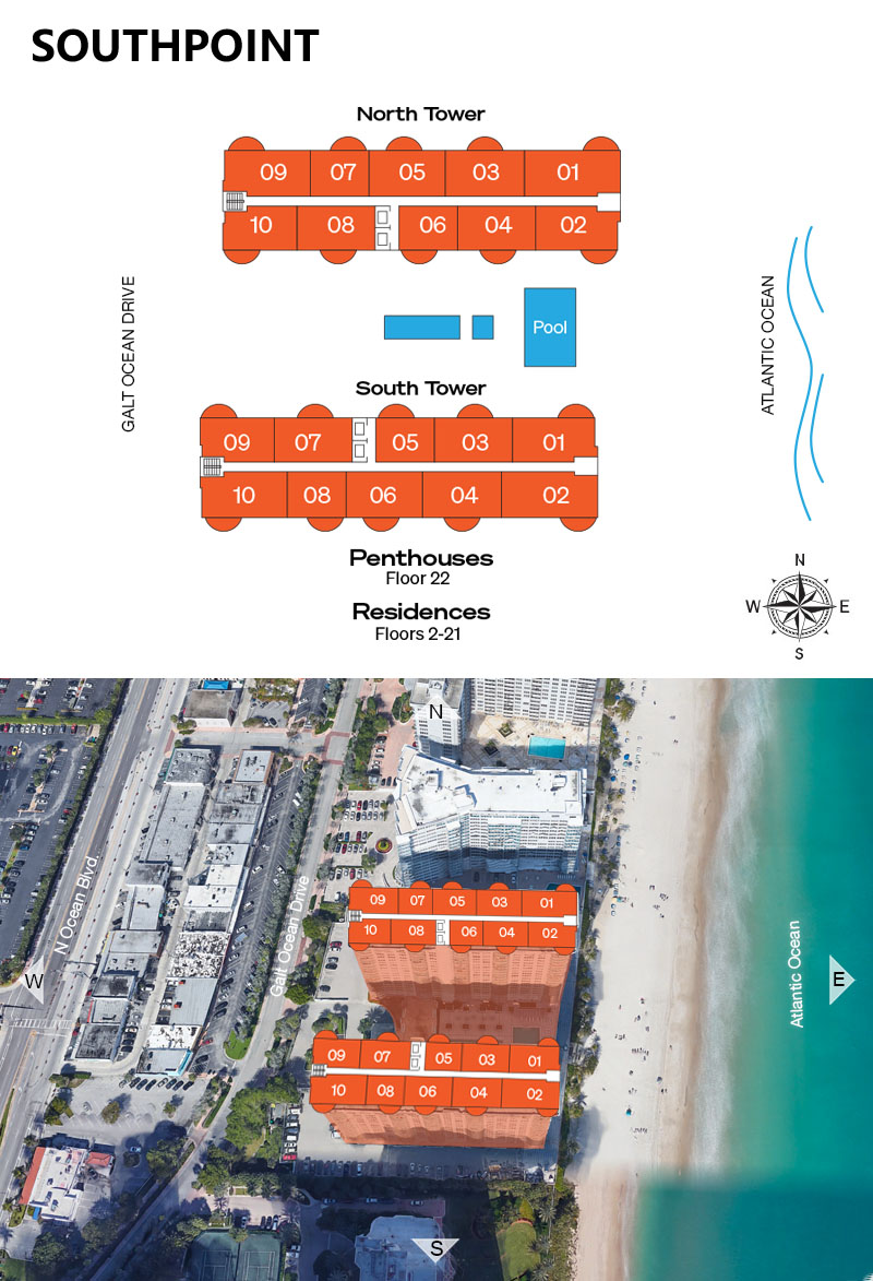 Southpoint Towers Floor Plans