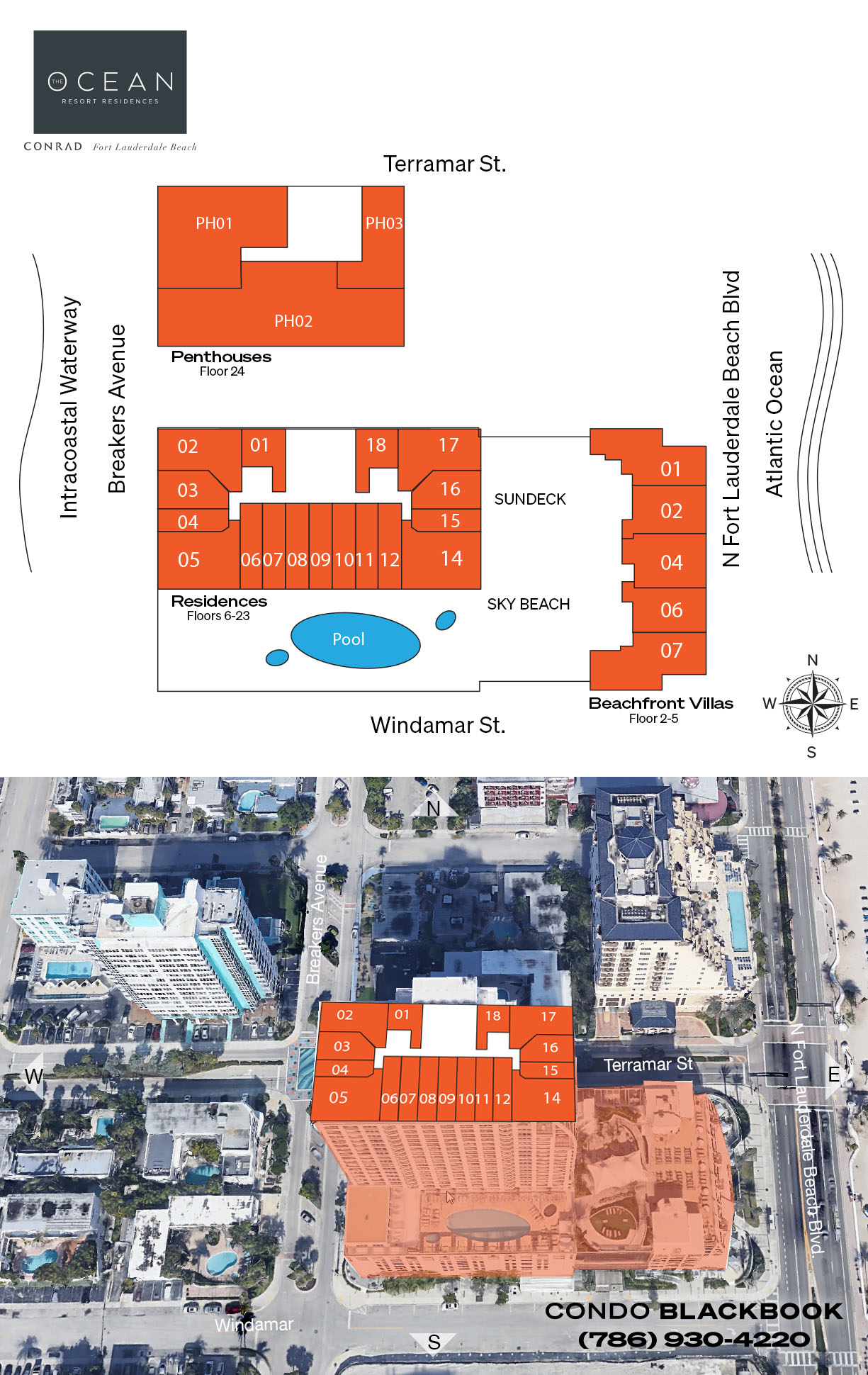 The Ocean Resort Residences (Conrad) Floor Plans