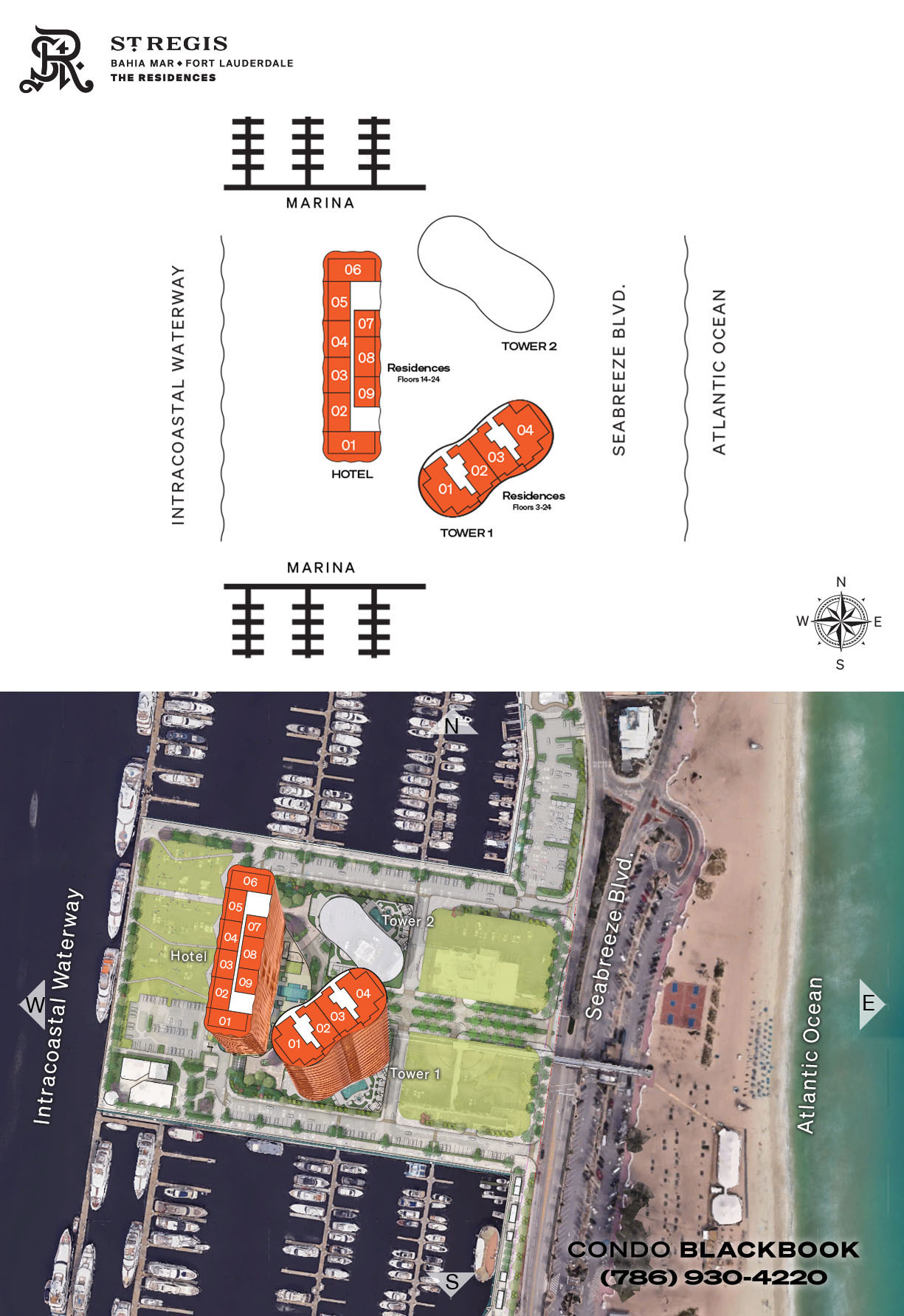 The St. Regis Bahia Mar Fort Lauderdale Floor Plans