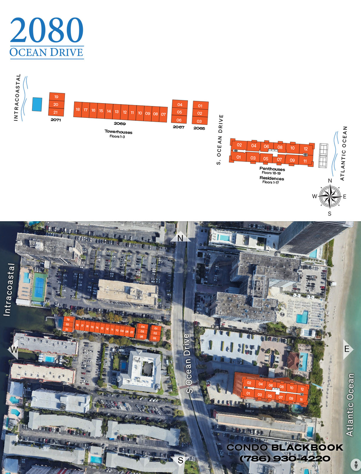 2080 Ocean Drive Floor Plans