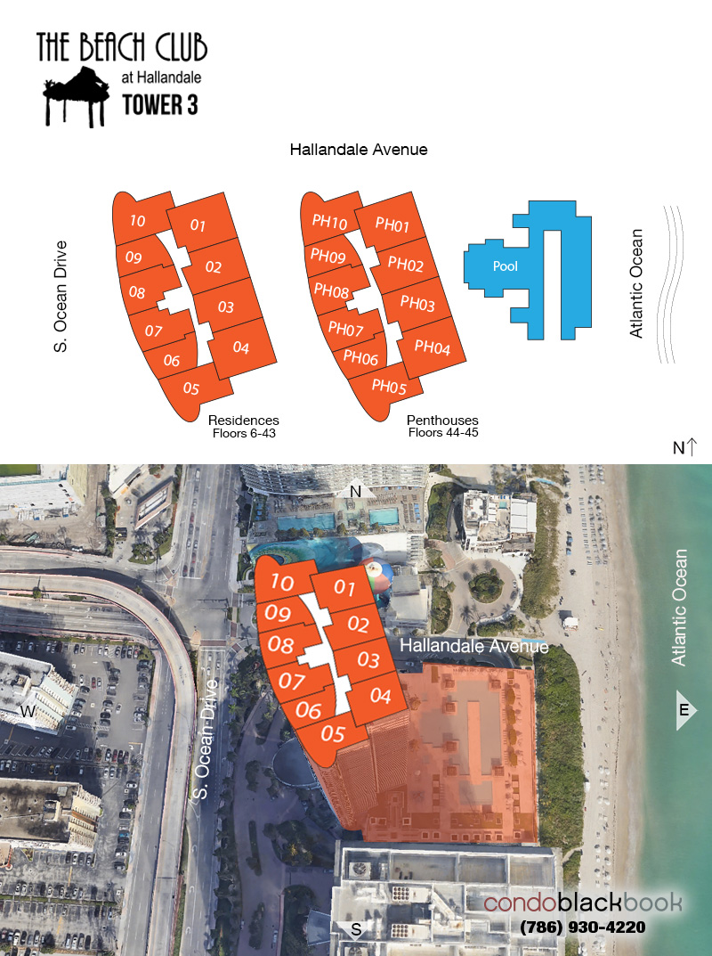 The Beach Club III Floor Plans