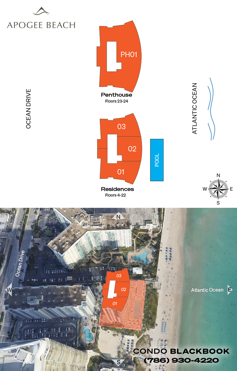Apogee Beach Floor Plans