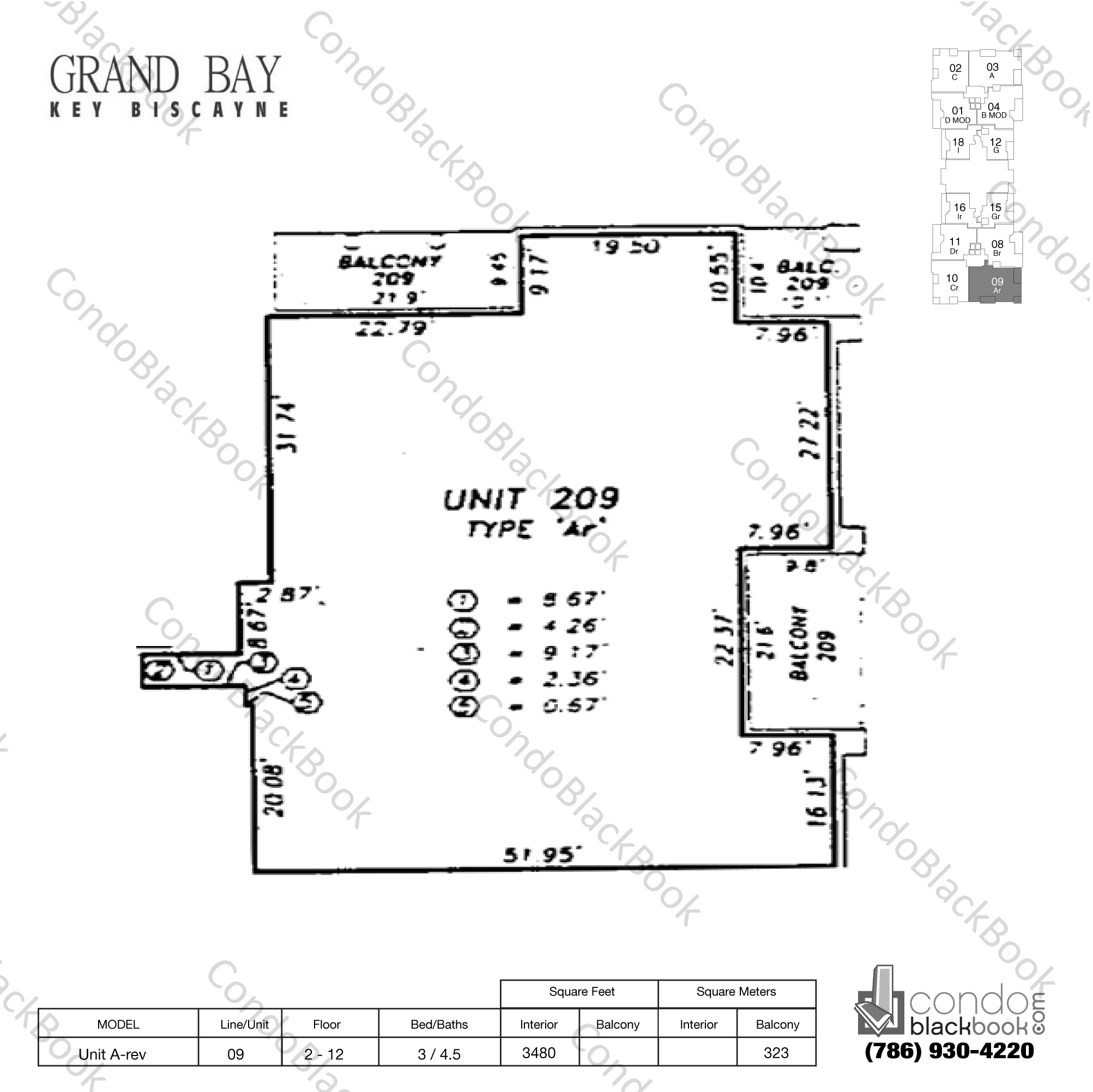 Grand Bay Residences Unit 1009 Condo in Key Biscayne CondoBlackBook