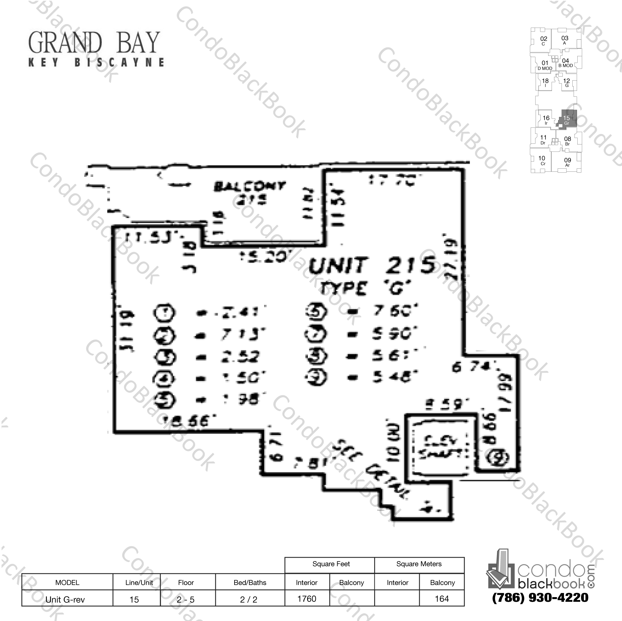 Grand Bay Residences Unit 215 Condo in Key Biscayne CondoBlackBook