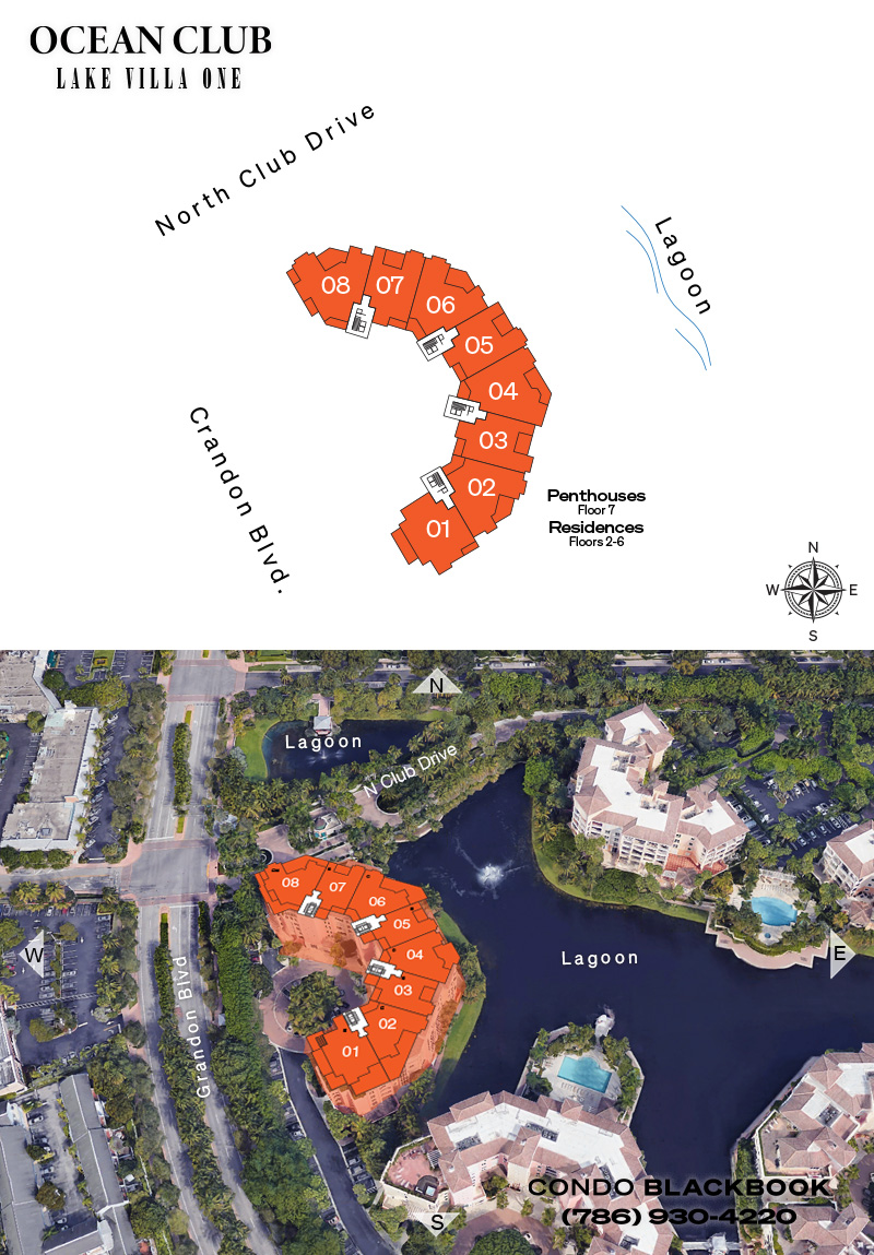 Ocean Club - Lake Villa One Floor Plans