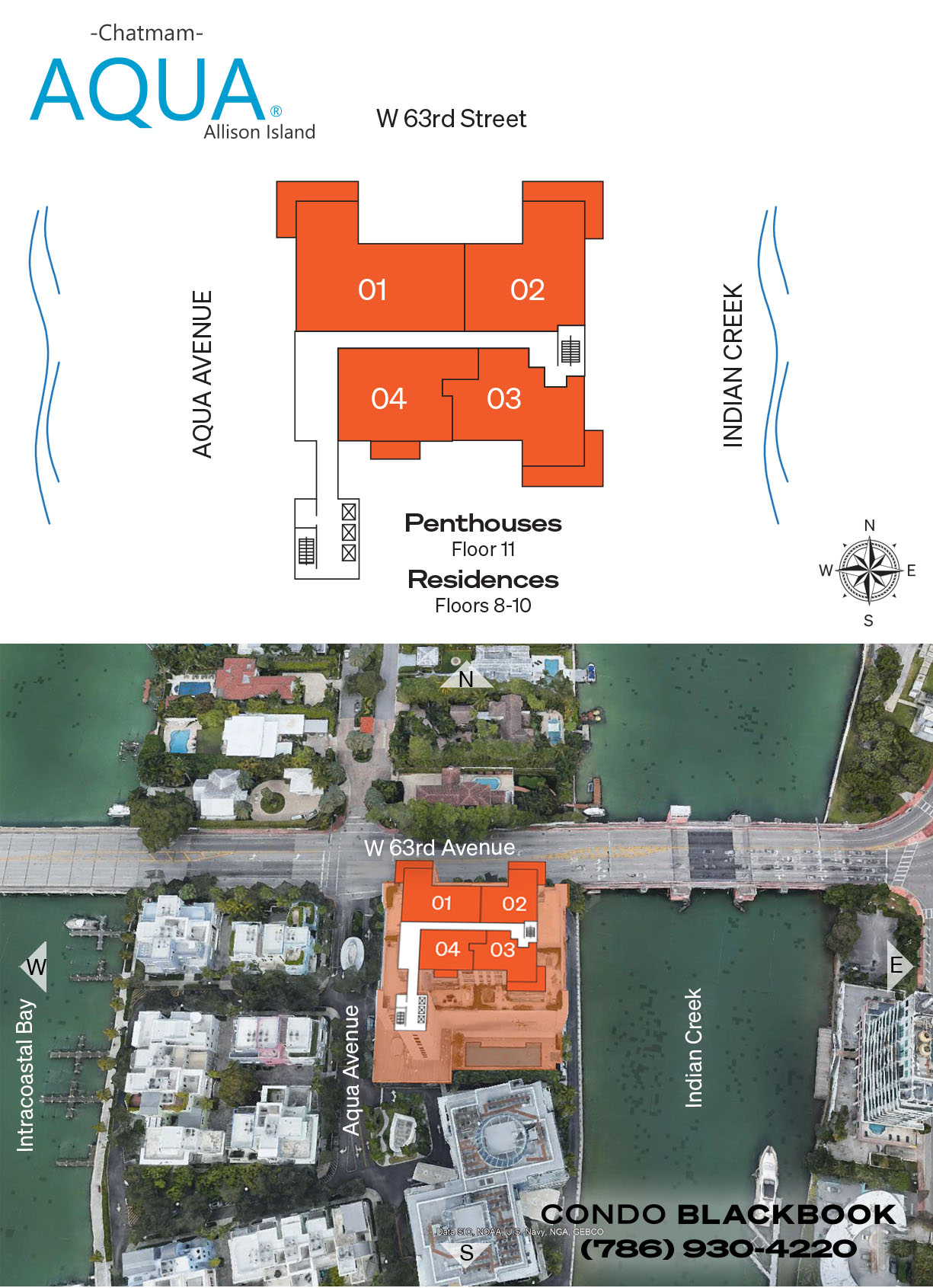 Aqua Allison Island - Chatham Condo Floor Plans