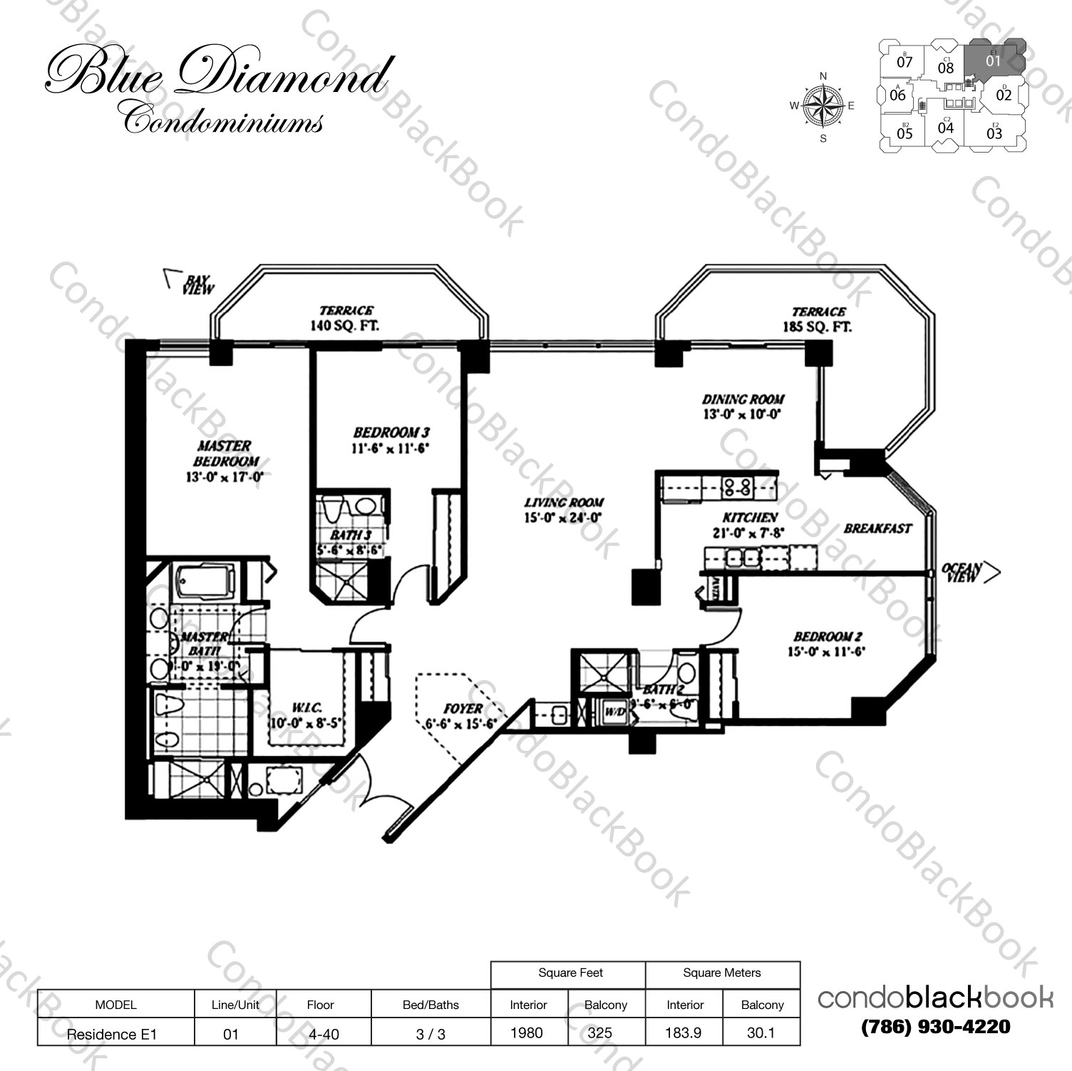 Blue Diamond Unit 401 Condo in MidBeach Miami Beach Condos CondoBlackBook