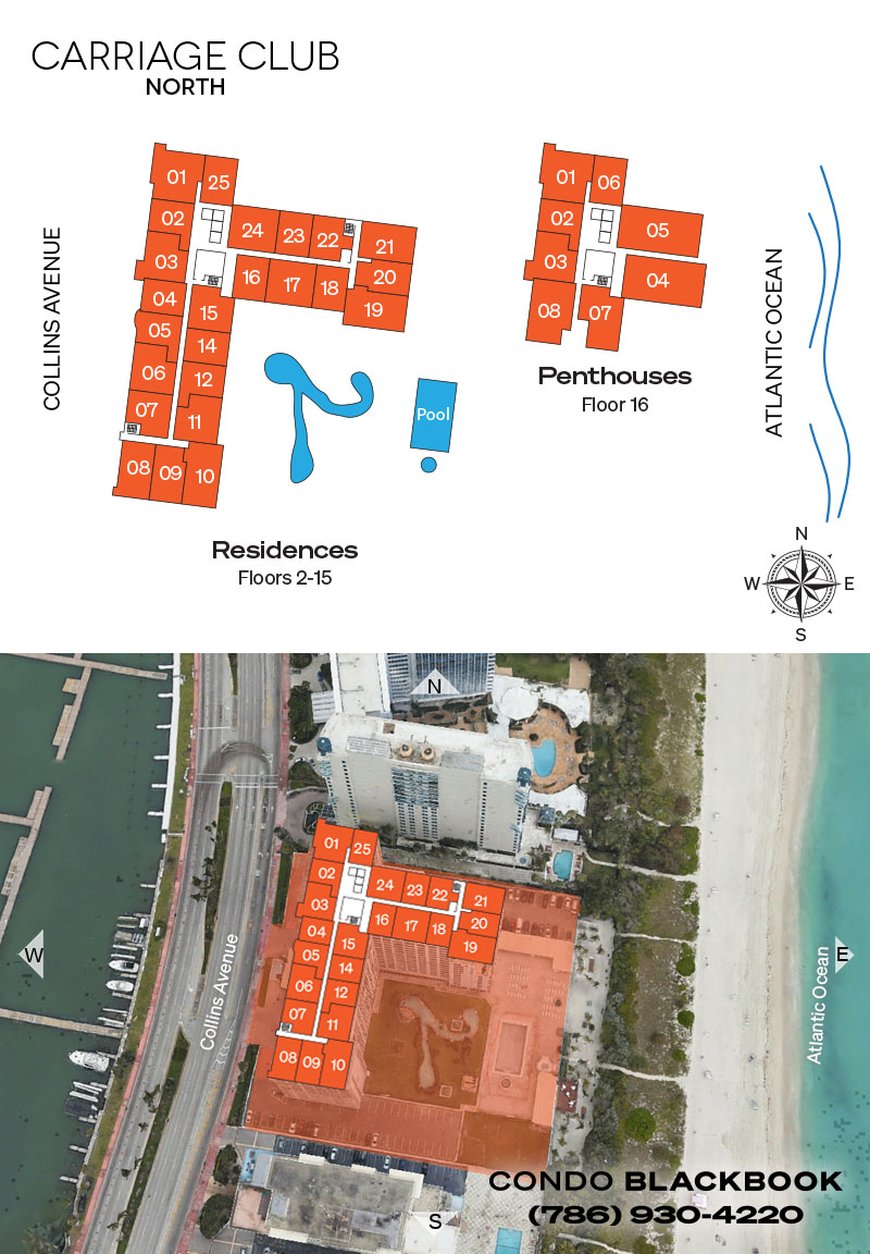 Carriage Club North Floor Plans